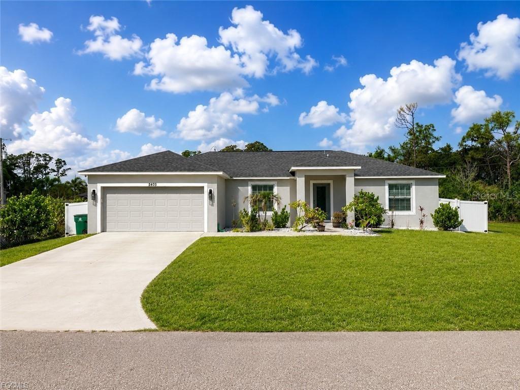 Welcome to your next chapter in sunny Southwest Florida! Skip the wait and expense of new construction—this beautifully maintained, move-in ready home at **5405 Bearup Street, Port Charlotte** is ready for you today. The sellers are upsizing and motivated, creating an exceptional opportunity to own a nearly new home without the delays, additional costs, or uncertainty of building.
The popular **Sunshine Model** offers **1,639 square feet of thoughtfully designed living space** with **3 bedrooms, 2 bathrooms, and a spacious 2-car garage**. Designed with both comfort and functionality in mind, the open-concept floor plan features soaring cathedral ceilings, abundant natural light, and a seamless flow that's perfect for everyday living and entertaining.
At the heart of the home, you'll find a stunning kitchen complete with **granite countertops, a large center island, stainless steel appliances, recessed lighting, ample cabinetry, and an adjoining dining area**. French doors lead directly to the covered lanai, extending your living space outdoors for year-round Florida enjoyment.
The private owner's suite offers a relaxing retreat with a generous walk-in closet, dual-sink vanity, and oversized corner shower. The split-bedroom floor plan provides privacy for family members or guests, while the secondary bathroom features a convenient tub/shower combination.
Additional upgrades include: Tile flooring throughout the entire home, Granite countertops in both the kitchen and bathrooms, Ceiling fans in every room, Recessed lighting, Hurricane/storm shutters, Neutral finishes ready for your personal style
Step outside to a spacious backyard with endless possibilities. There's plenty of room to add a custom pool, create your dream outdoor entertaining area, establish a garden, or simply enjoy the Florida sunshine with family and pets.
Conveniently located near shopping, restaurants, schools, medical facilities, golf courses, and everyday conveniences, this home also provides easy access to nearby boat ramps, making it an ideal choice for boating, fishing, and outdoor enthusiasts.
Whether you're searching for your primary residence, seasonal retreat, or investment property, this home offers the perfect combination of quality construction, modern finishes, desirable location, and outstanding value.
**Don't miss this opportunity to own a beautiful move-in ready home and start living the Florida lifestyle you've been dreaming about!**