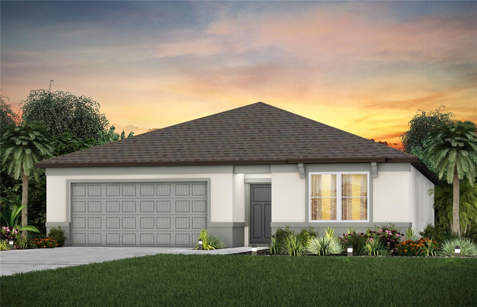 Under Construction. Centex is selling in Oakfield Lakes! Enjoy all the benefits of a new construction home in this master-planned community located in Parrish, FL. Oakfield Lakes is just minutes from I-75 for easy commutes to major urban employment centers, entertainment districts, and some of the most beautiful beaches in the country. Plus, this community features an expansive clubhouse, a resort-style pool, nature trails, park and playground areas, an event lawn, and so much more!
Featuring the popular Hanover floor plan with an open-concept design, this home offers the perfect blend of style and functionality. The modern kitchen showcases a convenient center island, white cabinetry, quartz countertops with a 4-inch quartz backsplash, and Whirlpool stainless steel appliances, including a refrigerator, dishwasher, microwave, and range.
The bathrooms feature matching cabinetry and quartz countertops, while the owner's bath includes dual sinks and a spacious walk-in shower. Elegant luxury vinyl plank flooring enhances the main living areas, complemented by 18" x 18" tile flooring in the bathrooms and laundry room and stain-resistant carpeting in all bedrooms.
Designed to maximize space and convenience, this home offers four bedrooms, an oversized walk-in pantry, a dedicated laundry room complete with a Whirlpool washer and dryer, a covered lanai with peaceful conservation views, and a two-car garage.
Additional upgrades and features include window blinds throughout, cabinet hardware, and a Smart Home technology package featuring a video doorbell.
Enjoy peace of mind with Pulte’s transferable, 10-year Limited Structural Warranty that covers materials and workmanship in the 1st year, workability of plumbing, electrical, HVAC, and other mechanical systems through the 2nd year, various types of water infiltration and internal leaks through the 5th year, and the structural integrity of the home through the 10th year. Plus, we’re currently offering limited-time incentives and below-market rates!