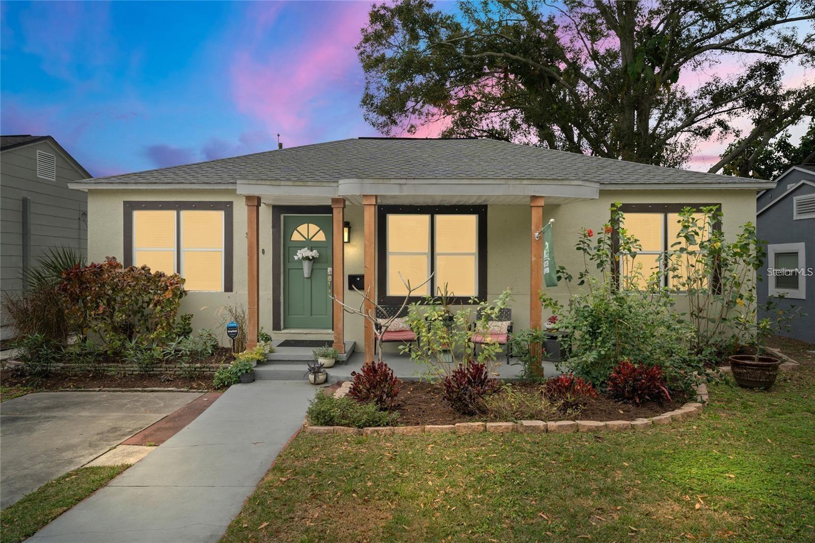 This charming bungalow is HIGH AND DRY with NO FLOODING from the historic 2023 hurricane season. This beautifully renovated home is located between Historic Kenwood and North Kenwood, putting it within a quick bike ride to Grand Central! Take a step inside and you'll fall in love with the bungalow charm and beautifully refinished hardwood floors! The OPEN-CONCEPT living room/kitchen is the perfect space for entertaining, complete with newer kitchen cabinets, GRANITE counters, and STAINLESS STEEL APPLIANCES. There are a total of 4 BEDROOMS AND 2 BATHROOMS. Connected in the back of the kitchen is the CUTEST dining room or flex room with a charming historic spanish tile floor! The LARGE PRIMARY MASTER SUITE is located at the back of the home on the second floor, boasting a spacious bedroom, en-suite bath and large closet. The FENCED YARD and patio add fantastic entertaining space, and the built in "bar" in the fence is a fun, extra perk! Additional features include INSIDE LAUNDRY ROOM, TWO CAR GARAGE, FRONT DRIVEWAY, front porch and convenient location ... making this home EVERYTHING you need to live the fantastic Florida lifestyle!
Washer & dryer included. Tenant to pay for all utilities (electric + water/sewer/trash). Security deposit = $3,500. We do not typically require any pet fee's or additional deposits, we just ask to meet your pet before you move in. Anyone 18+ needs to fill out an application.