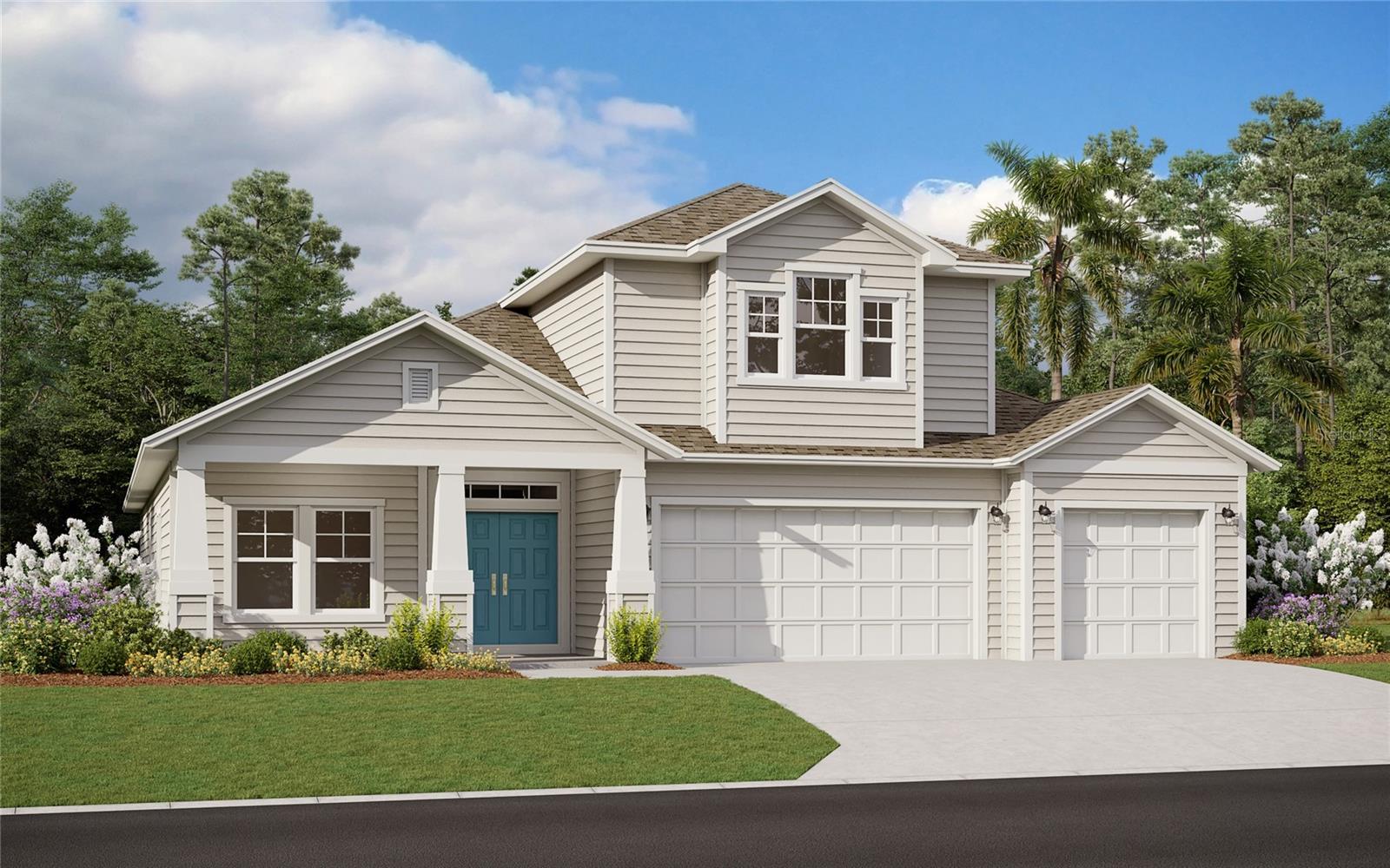 Under Construction. * Sample Photos * The Boca II B is a 3285 sf home with 4 bed, 4 bath and OFFICE . * EST COMPLETION IS DEC 2023* Natural gas community which includes a gas tank-less water heater. Gourmet kitchen with 30'' gas cook top, electric oven/microwave, and dishwasher. 42'' White kitchen cabinets with quartz counter tops. wood look Laminate throughout main living areas with carpet in the bedrooms. Triple slider leading out to a covered lanai.