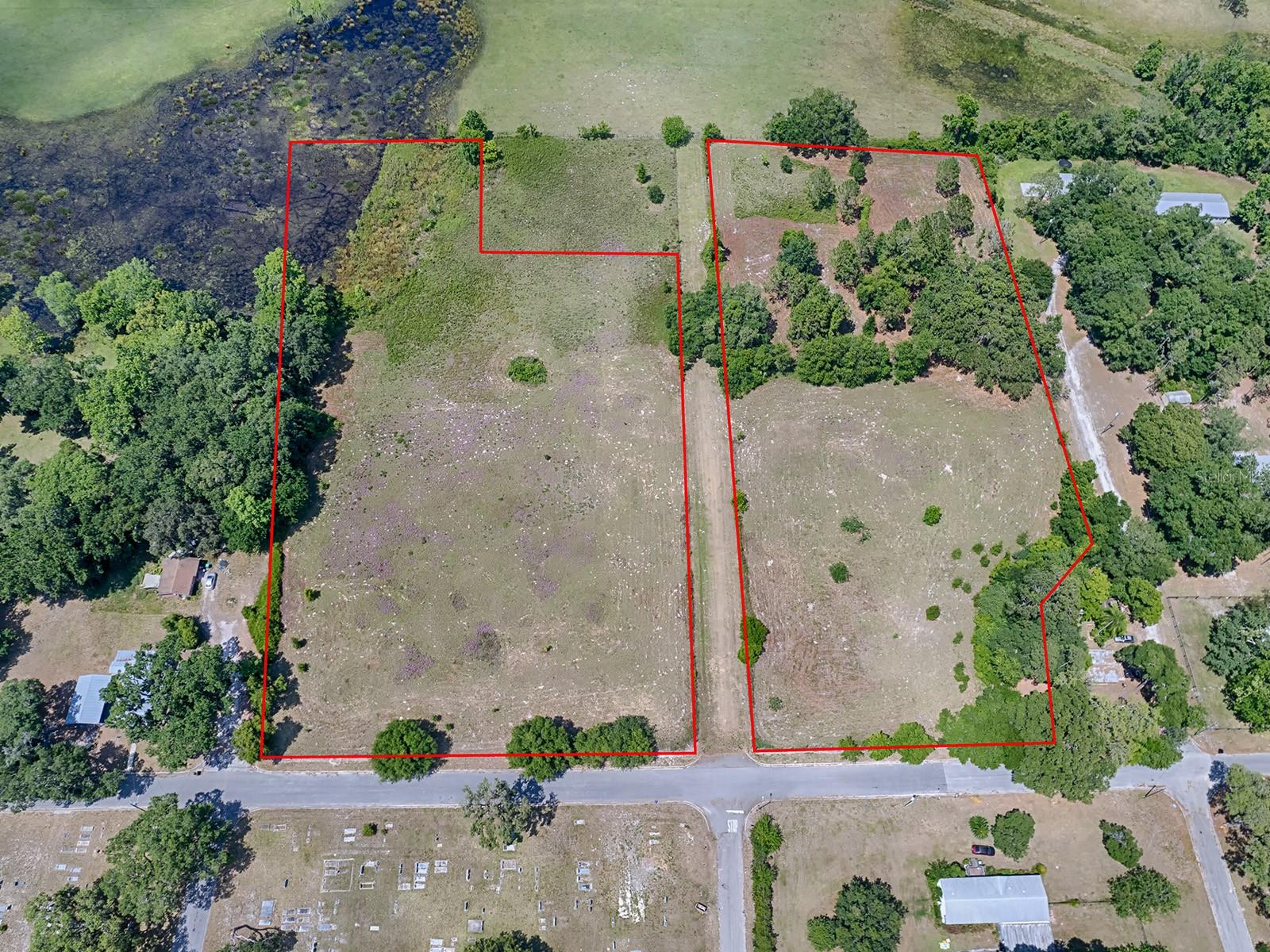 With an ever increasing population in Florida, specifically central Florida, the need for Cemetery land is always in high demand. Currently zoned R2C, with a future land use that is also rural residential we know there will need to be some governmental changes and permits required. Already annexed into the city of Center Hill with a current R2C zoning and a RR FLU, according to the city and the county/city planner, what would be required for Cemetery land use is simply a Special Use Permit from the City of Center Hill and appropriate approval from the state. The owner is willing to go through the process on behalf of the buyer with executed contract. Land use across the street is currently an existing Cemetery. Other uses can be permissible here, however after diligent research on highest and best use, for potential return on investment, and on the needs of a growing population, we feel that Cemetery development would be most ideal. The current owner has already separated the 1 parcel to create a private “road” on-site to deter negative impact of traffic to adjacent area properties. The City of Center Hill code states: Sec. 13-633. Cemetery, crematory and mausoleum. (a) Purpose and intent. Cemeteries, crematories and mausoleums are permissible as special uses where indicated by Table 13-431A. In addition to the other provisions of this chapter, it is the intent of this section to provide for and protect such uses in a manner which will have the least possible adverse impact to the community. (b) Development standards. (1) Ingress/egress and parking. a. Ingress/egress. Adequate means of ingress/egress shall be provided for vehicles so as not to unduly impede or cause congestion of traffic on adjacent public streets when funeral processions are entering or leaving the property. b. (Reserved for parking) (2) Setbacks for grave lots. a. From public roads. Setbacks for grave lots from any public road right-of-way shall be the same as those specified for buildings in Table 13-440A. b. From adjacent property. Setbacks for grave lots from property lines of adjoining property shall be twenty-five (25) feet. For questions or more details please call. Center Hill is a growing area poised to be in the center of development and growth. In the path of development for The Villages and growth from the Lake county side this area is sure to be a crossroad of central Florida and a for the right buyer.