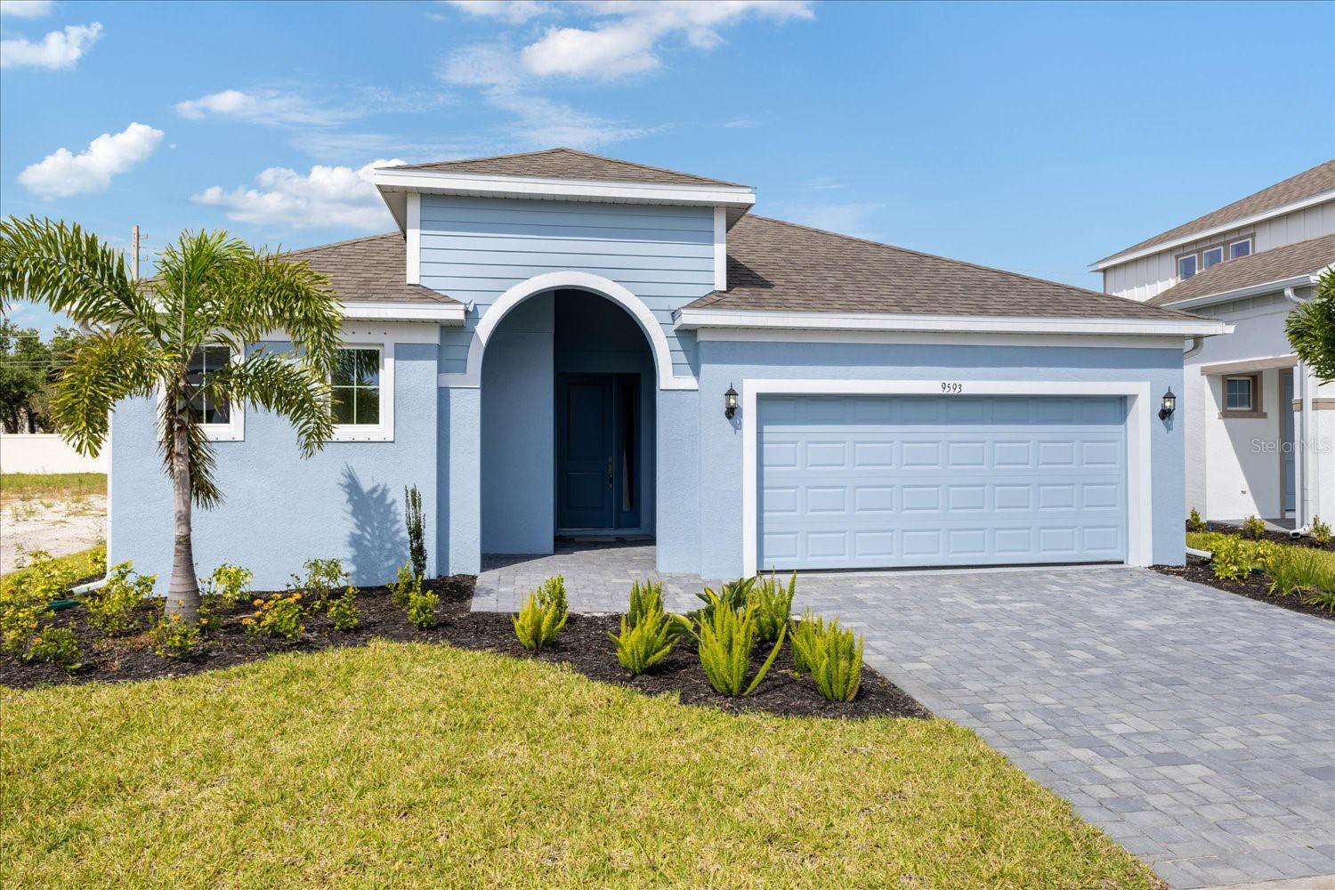 Brighton, newest community conveniently located on Jacaranda Blvd near Center Rd. Shopping, restaurants and medical facilities are all nearby. Easy access to I-75 for quick commutes to Sarasota, Tampa and Ft. Myers. Brighton is just 5 miles from the Gulf's beautiful beaches, downtown Venice, and is surrounded by numerous golf courses. With low HOA fees and No CDD, convenience and more, Brighton is the new place to call "home." The Walton IV floor plan is an 1811 SF, 3 bed/2 bath home designed for easy living. A spacious foyer leads you into an open concept with large family room, kitchen and cafe. An inviting color palette includes Timberlake's Barnett cabinet design in Painted Boulder with contrasting quartz countertops and tile backsplash.  Ample utility room and drop zone are situated conveniently off the garage. It is time to call this Walton IV home!