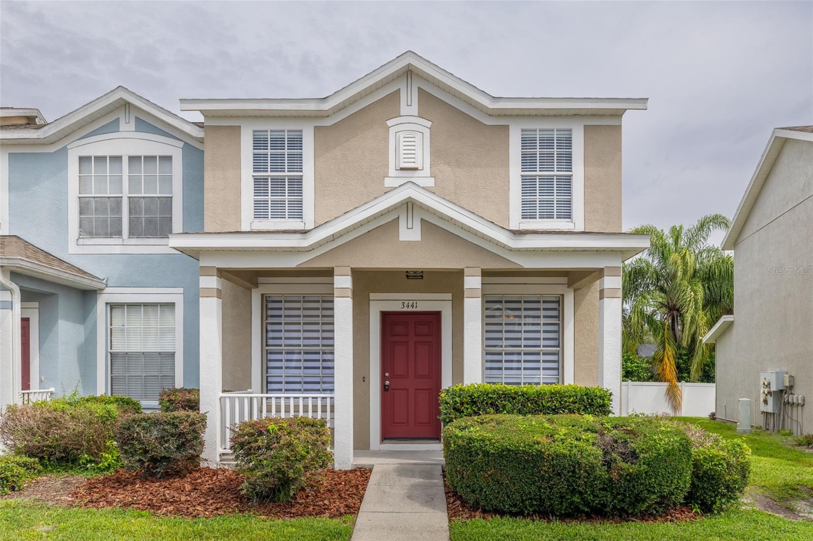 Welcome to Santa Fe at Stage Coach in Land O lakes.  This 3 bedroom and 2 1/2 bathroom townhome has recently been updated throughout.  All New kitchen appliances and washer and dryer ALL NEVER USED. New hot water heater.  Master bathroom remodeled.  All new toilets in the bathrooms and new interior paint throughout the home.  All bedrooms have new carpet and base boards
The HOA includes exterior building maintenance, lawn care, roof coverage, water, and trash services. Two assigned parking spaces are located directly in front of the home. Located in the heart of Land O Lakes, Santa Fe at Stagecoach offers unbeatable convenience.  A short drive to highways, premium shopping at the Tampa Premium Outlets, restaurants, medical facilities, and entertainment. This location provides the balance of convenience while still feeling tucked away from the bustle. Whether you are a first-time buyer, downsizing, or seeking a low maintenance lifestyle, this home offers more than just a place to live.