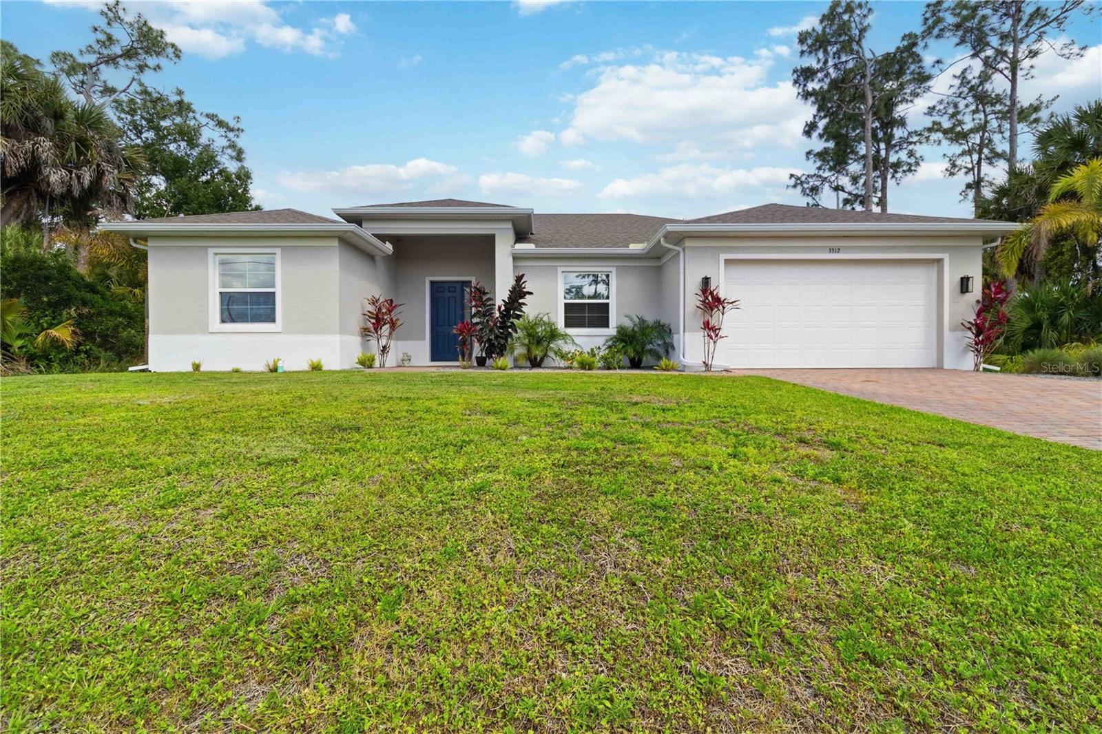 Discover the perfect blend of style, comfort, and freedom in this beautifully designed home located in the highly sought-after North Port community. Situated in a NO FLOOD zone, this property offers added peace of mind, along with the rare advantage of NO HOA and NO CDD fees—giving you flexibility without extra costs or restrictions.

Step inside to a well-designed OPEN FLOOR PLAN that seamlessly connects the living, dining, and kitchen areas—ideal for both everyday living and entertaining. The home features GRANITE COUNTERTOPS throughout, complemented by ELEGANT finishes, 8-foot interior DOORS, and modern trim details that add a touch of sophistication.

The spacious primary suite is a true retreat, complete with his and hers WALK-IN CLOSETS for ample storage and organization. Throughout the home, you’ll find quality Moen fixtures, enhancing both style and durability.

Enjoy Florida living at its best with a SCREENED and PAVED LANAI overlooking a fully FENCED YARD, perfect for pets, outdoor gatherings, or simply relaxing in your private space.

Ideally located in a serene setting surrounded by lush greenery, yet just minutes from major freeways, shopping, dining, and the mall—this home offers the perfect balance of tranquility and convenience. Don’t miss this opportunity to own a move-in ready home with the features today’s buyers are looking for!
