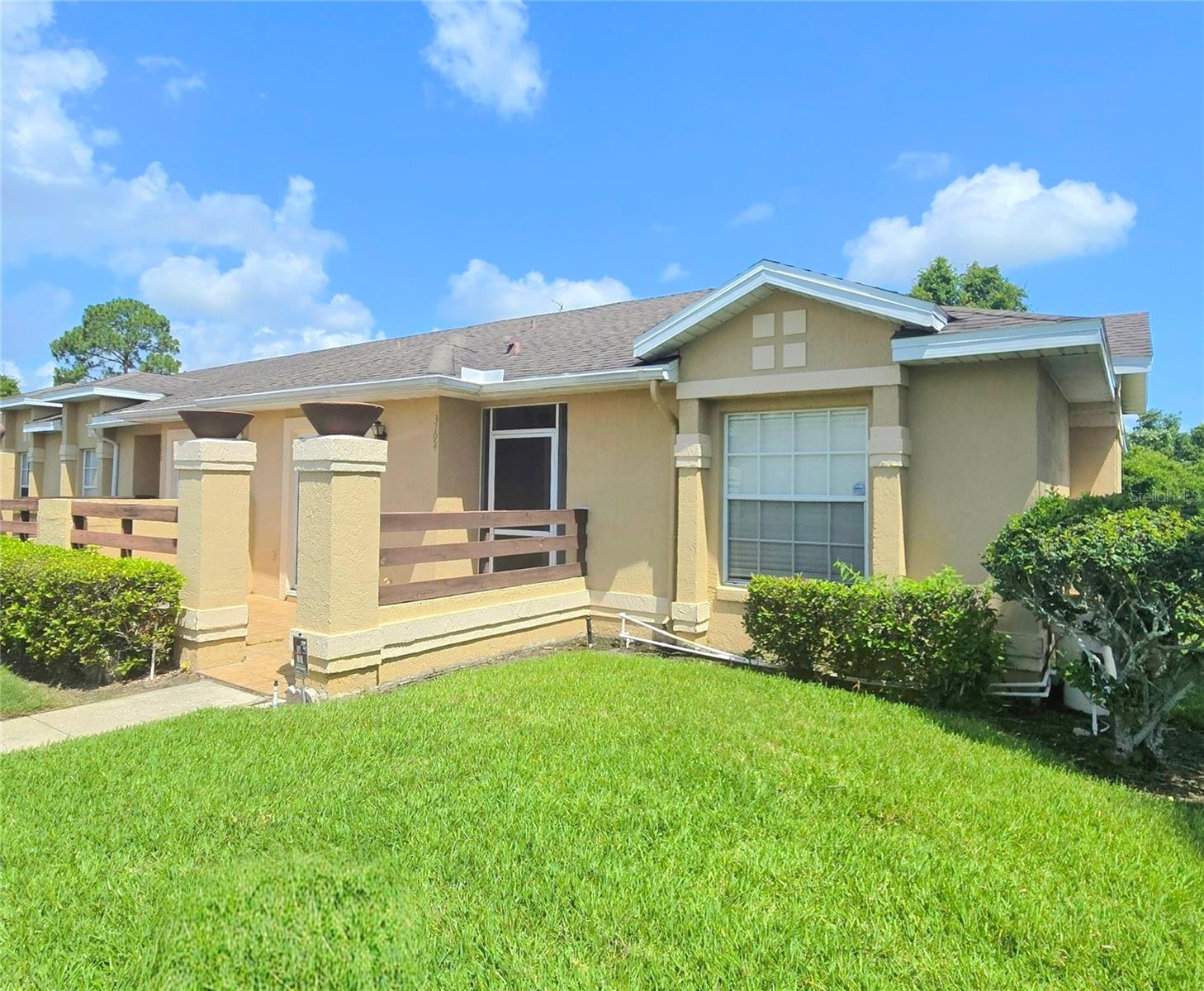 Welcome Home!
This unit comes ready with everything you need to start your next chapter. This retro- residence features high ceilings, bright walls and an open concept living area with a combined family room and dining area. Light pours into the home from both the front and back porch where sliding glass doors entice you to enter two separate patio/porch spaces where you can enjoy Florida weather. The back porch is screened in and covered overlooking the backyard so you can relax privately, outside, any time of year. Equipped with major appliances including a washer, dryer,  stove, oven and dishwasher, this home is perfect for your family. This community is minutes away from the Turnpike, less than 10 miles from Orlando Airport and conveniently located near shopping markets. With three designated parking spots directly in front of the home, and guests parking also available, accessibility is easy. The community also has a pool included for the residence just a short walk away from the home. Fill out an application or request a tour today.

Full first month, last month and security deposit required.

Brokerage:
Agile Group Realty
607 W Horatio St, Tampa, FL 33606

Trash pick up from the bins provided and lawncare are included. All other utilities are tenants responsibility.

Entire first month rent, last month rent and security deposit ($4800) are required prior to move in. Plus, additional background checks for all adults in the home will be required. Proration credit will be given during the second month if the move in date is after the first of the month.