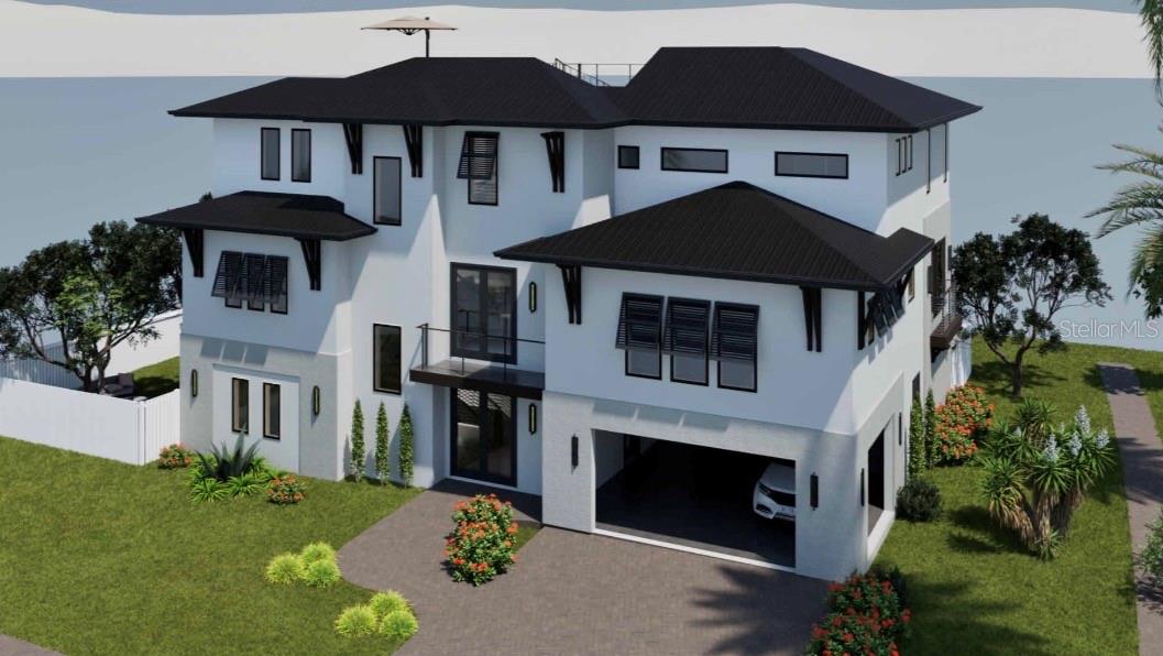 Under Construction. Exceptional New Construction in Snell Isle! Situated on a prominent corner homesite in one of St. Petersburg’s most coveted neighborhoods, this custom-designed luxury residence represents a rare opportunity to secure a newly constructed estate before completion.

Thoughtfully conceived to blend modern coastal architecture with timeless sophistication, this exceptional home will offer five bedrooms, five bathrooms, expansive indoor-outdoor living spaces, and elevated construction designed for today’s waterfront lifestyle. Every detail has been carefully curated to deliver a level of quality, comfort, and design rarely available in the Tampa Bay market.

The residence will feature an open-concept floor plan centered around a designer kitchen, grand living and dining spaces, and seamless transitions to multiple covered terraces overlooking a resort-style pool and private outdoor retreat. A full concrete lower level provides substantial space for entertaining, recreation, storage, and covered parking while enhancing both functionality and peace of mind.

The upper levels are designed to provide luxurious private accommodations, including a stunning primary suite with spa-inspired amenities and generous guest quarters. Above it all, a spectacular rooftop terrace captures beautiful water views and breathtaking sunsets, creating an extraordinary setting for entertaining or quiet relaxation.

Located just moments from the Vinoy Golf Club, downtown St. Petersburg, waterfront parks, marinas, award-winning dining, museums, and cultural attractions, this residence offers an unparalleled combination of luxury, location, and lifestyle.

A truly exceptional opportunity to own a custom-built estate in the heart of Snell Isle, one of Florida’s most sought-after luxury communities.

Under construction estimation completion is April 2027. Renderings, specifications, dimensions, finishes, and features are subject to change without notice.