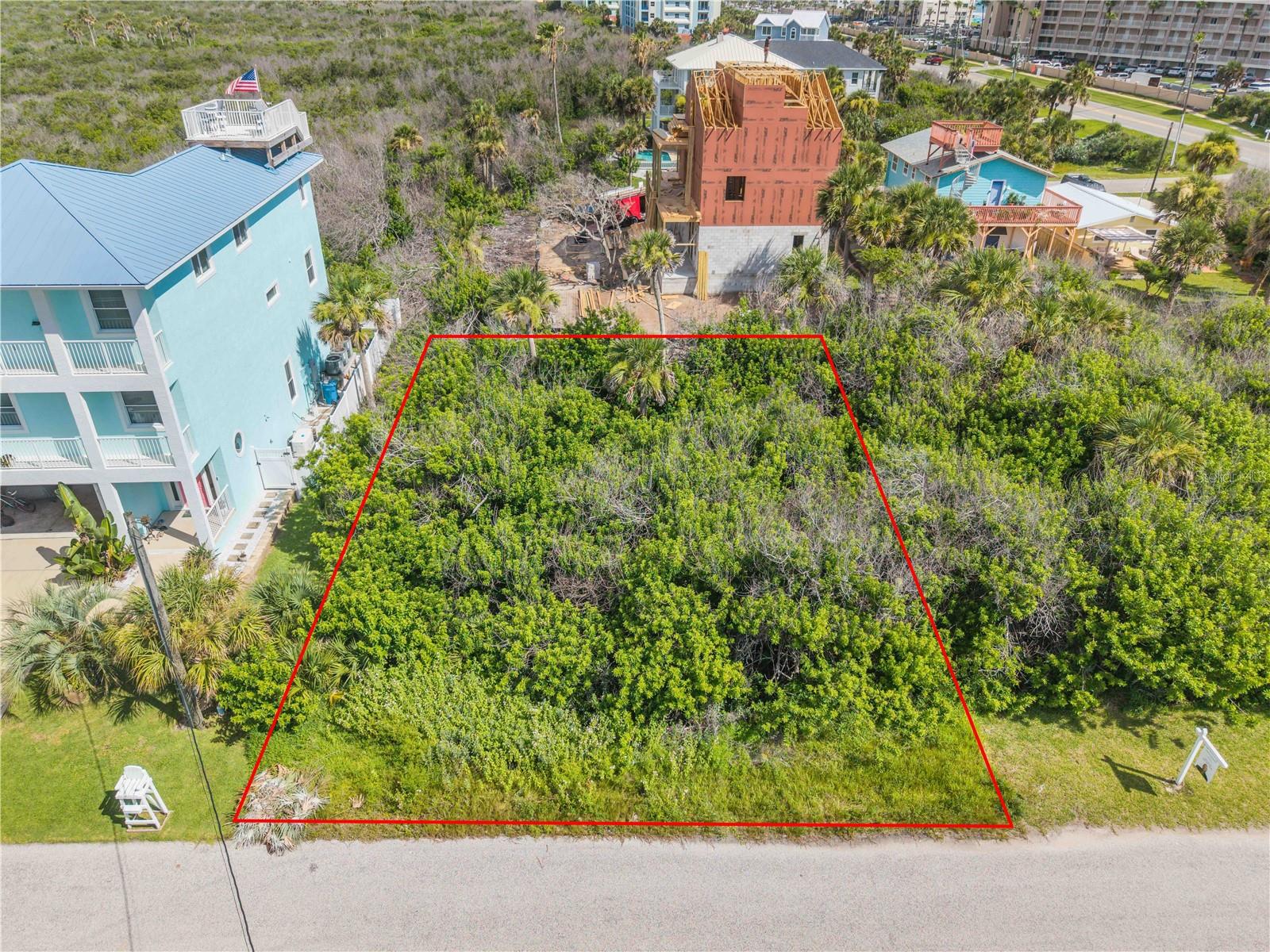 Two contiguous vacant lots being sold together as one package in the desirable Bethune Beach area of New Smyrna Beach. Parcels 8505-01-22-0210 and 8505-01-22-0220 comprise Lots 21 and 22, Block 22, Bethune Volusia Beach Unit 1, totaling approximately 0.11 acres. Buyer to verify zoning, permitted uses, and utility availability.