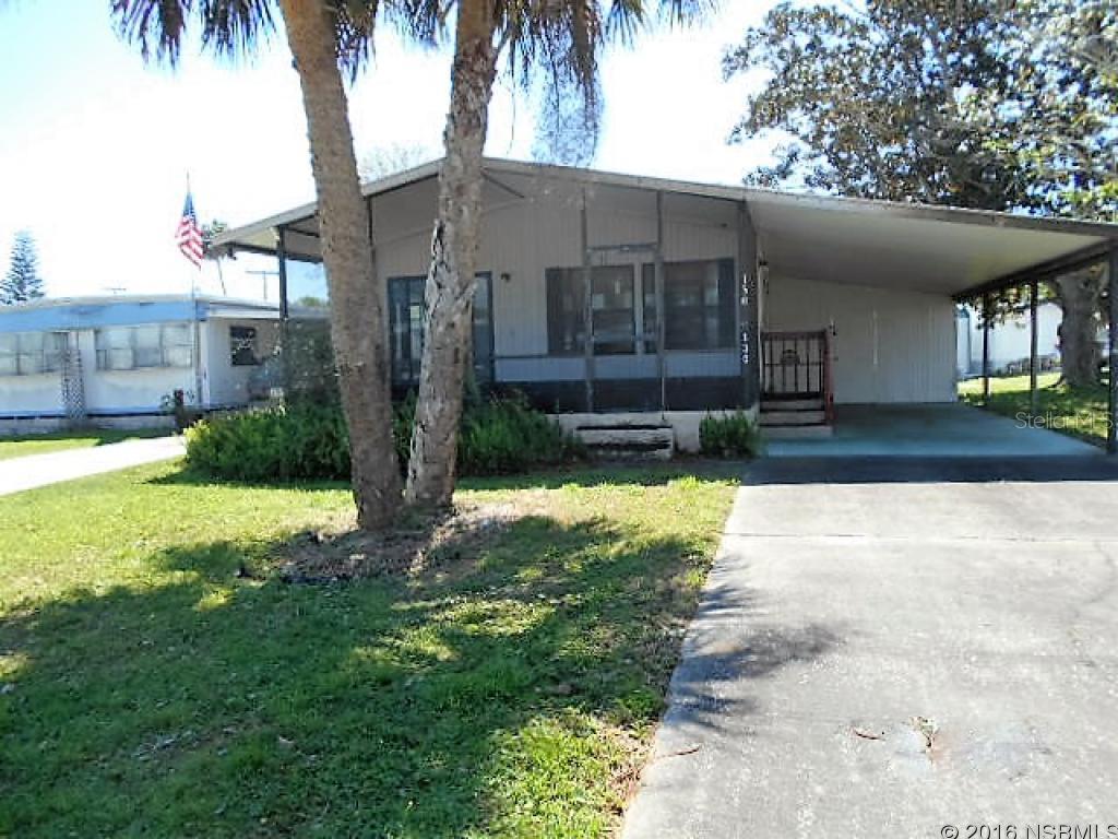 Riverfront Lifestyle, own your own land and a bit of paradise.  Two bedroom and 2 baths with lots of closet space.  Large screened porch to enjoy the beautiful sunsets. ALL BUYERS MUST BE PARK APPROVED. There is an Amenity fee of $110.00/month that covers use of 2 swimming pools, riverfront fishing pier, boat ramp, clubhouse with a full kitchen. A little elbow grease will go a long way.Place on REPA: Seller must comply with HUD Guidelines 24 CFR 206.125. PROPERTY IS SOLD AS-IS.  PLEASE INCLUDE ALL DOCS ATTACHED TO THIS LISTING WHEN SENDING YOUR OFFER AS WELL AS PRE- APPROVAL OR PROOF OF FUNDS.  Add following sentence to paragraph 20 of FARBAR. "Pursuant to Section 28 of the  Real Estate Purchase Addendum this document is subject to all terms and conditions set forth in the Real Estate Purchase Addendum. ;Water: City