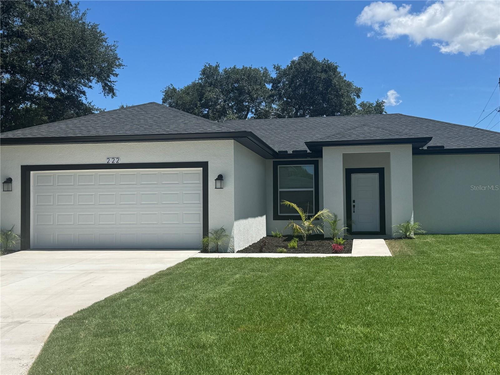 Gorgeous Brand new Single Family home ready to move-in! Enjoy life with this exceptional new construction ready to make your dreams come true "NO HOA or CDD fee"! 3 Bed / 2 Full Bath. Upon walking into the home you are greeted with a beautiful floorplan with sliding glass doors overlooking the Backyard, the kitchen is fully with quartz countertops, stainless steel appliances, wood accent walls, wood crown molding, luxury lighting ,42'' solid wood cabinets ,Complemented by impact-resistant windows and luxury vinyl flooring all over the house, luxury porcelain title wall and floor on bathrooms, private mailbox, High Ceilings, all energy efficient LED lights and fixtures; with a large driveway leading to a two-car garage. This neighborhood is close to Us-27 highway , has access to major expressways as I-4, restaurants, shopping and parks. Schedule a showing Today and Take advantage before it is gone!!!