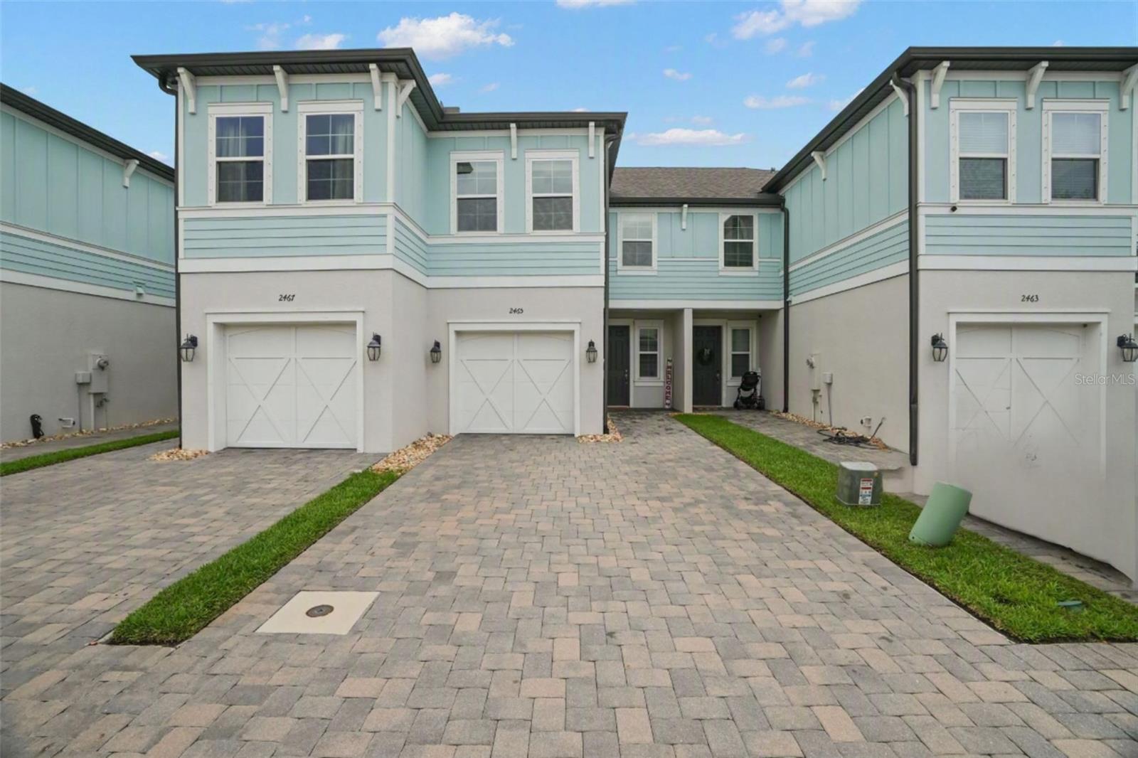 Welcome to this beautifully maintained 3-bedroom, 2.5-bath townhome located in the desirable gated community of Towns at Belleair Grove. Offering a 1-car garage, an oversized driveway with space for two vehicles, and guest parking conveniently located just around the corner, this home combines comfort, style, and convenience.
Best of all, the property is situated in an X500 flood zone, NO FLOOD INSURANCE is required.
Step inside to discover an open and inviting floor plan featuring wood-look tile flooring throughout the main level, upgraded 5¼-inch baseboards, and abundant natural light. Sliding glass doors lead to a screened-in lanai with vinyl fencing for privacy creating the perfect space to relax or entertain. The well-appointed kitchen boasts white cabinetry with crown moulding, quartz countertops, stainless steel appliances, a spacious walk-in pantry, and a large center island with seating. A convenient half bath on the first floor is ideal for guests. The staircase has laminate flooring which extends down the hallway and into the spacious primary suite. The primary bedroom features an ensuite bath with a dual-sink vanity and quartz countertop as well as   a large walk-in closet. Upstairs  you have two additional bedrooms which share a full bathroom with a tub, and the upstairs laundry closet adds everyday convenience. Additional features include window blinds, ceiling fans,  rain gutters, and an in-wall pest control system. This gated neighborhood features a community pool and is ideally located directly across from the Pinellas Trail, it also offers easy access to shopping, dining, and everyday conveniences within just 2–3 miles. You'll also enjoy a quick commute to Clearwater Beach, Tampa International Airport, and vibrant downtown Tampa.
This move-in-ready townhome truly has it all. Schedule your private showing today—you won't be disappointed! All information and measurements deemed reliable: buyer and buyer's agent to verify.