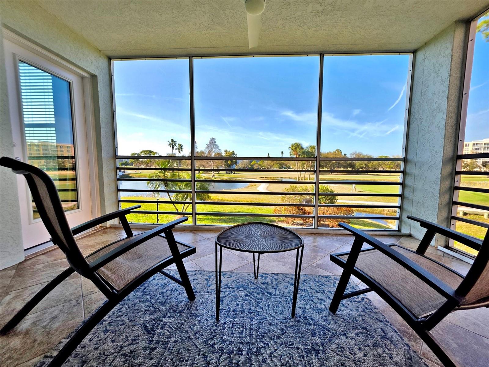 Welcome to a Golfer's Delight... This highly sought after 3 Bedroom 2 Bathroom Corner unit Condo rarely comes on to the market. (3rd Bedroom is also used as a Den/Office) Walk-in Primary Closet, in-unit Laundry and updated kitchen is ready for use. Enjoy the Pinebrook Ironwood Golf Course views while only being just a few minutes walk to the Golf Course Club house and a great vantage point for watching or playing a few rounds. And with 2nd Floor views, sip on a drink of Ice cold Tea and spend your days either watching or heckling the Golfers from your back patio or watching the Sunset in the Summer. :)  Here's a bold statement, Condo Fees bring freedom! How you may ask? Well, Maintenance of the grounds, NOT your problem. Lawn Irrigation and cutting the grass, NOT your problem. Blowing the sidewalk and driveway from all the leaves and grass clippings, NOT your problem. Maintaining the pool and hot tub/spa with chemicals and weekly cleanings, NOT your problem. Association amenities include Use of the Large Clubhouse entertainment room, Pool table room, Indoor Kitchen, Outdoor Grill, TV room, Library, Gym and Workout Rooms and Studios, Pickleball Courts, Shuffleboard Courts and miles and miles of sidewalks for Walking around the Condos surrounding a beautiful Golf Course. What else? Here's what's included in your Condo fees: Water, Sewer, Garbage, Cable, Internet, Insurance and Maintenance for the Exterior of the building, Maintenance and repairs of the Grounds, Pest Control and Pool Maintenance... Basically, everything accept your electricity bill, which consequently averages only $60 to $80 a month!!! WOW!!! Not only all those great benefits but this condo is Centrally located and just minutes from dozens and dozens of restaurants and retail stores, multiple Grocery Stores, Blake Hospital and other medical facilities, including Dentists, Optometrists and more, multiple Hair Solons and so much more including a Bowling ally. What else, well the World famous IMG and GT Bray Sports Parks are both only 5 mins away as well are multiple Gyms and training facilities. And even though you are so close to all these places, you can still hear birds chirping and Golfers Swinging while sitting out on the back porch overlooking the Golf Course. Oh, did I mention you are only 3 miles to a few different walking preserves, 4 miles to Downtown Bradenton and the Manatee River and just 6 miles to the closest beaches on Anna Maria Island? So, what are you waiting for? Book your showing today. Come enjoy some of what Florida has to offer. You won't regret it...