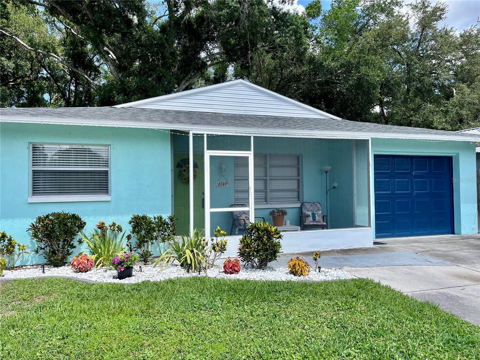 This charming remodeled 2-3 bedroom masonry home is located on quiet tree lined street. The Open Floor Plan has spacious living and dining areas.  The entire home has easy care wood grain tile floors in a neutral color. The kitchen updates include a three seat snack bar, over-sized stainless single basin sink, dishwasher, range, built-in microwave and a brand new cabinet depth refrigerator (ice maker included).  An oversized large laundry room features a utility sink and high end washer & dryer for added convenience. 
The two main bedrooms accommodate king sized beds and there is a bonus room perfect for a home office or third bedroom for guests. Freshly painted interior and exterior this home is move in ready.  The Roof, A.C. and Water heater were replaced in 2020.  Also there is No HOA Fees, No CDD, Plus (No Flood Insurance Required). Enjoy walking/biking the Tamiami Trail just mins away or spend the day at World Class Beaches, Beautiful Parks, Fine dining and Shopping with easy access to Interstate 75 makes this a house you will call HOME.
