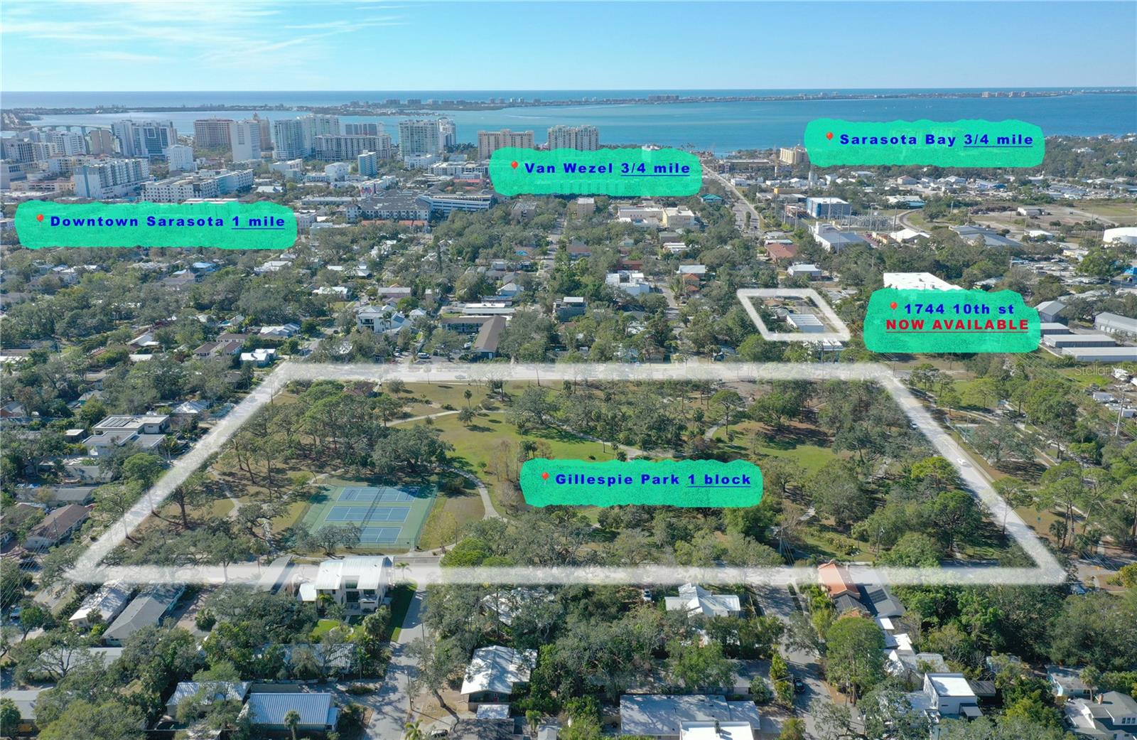 RARE _L_A_N_D_ prime development opportunity in #GillespiePark .

this Downtown Edge zoning district is ripe with new development and investment everywhere you turn. perfect placement for walk.bike.uber to THE BAY new 53 acre park-Gillespie Park-Bayfront Park & Marina-Ringling College of Art-Ringling Museum-Downtown District-Rosemary District-Van Wezel-St Armands cooridor-Lido Key cooridor-Longboat Key cooridor. Oh don’t forget transportation hub SRQ Sarasota Bradenton Airport proximity. Interstate 75 via straight shot down Fruitville Rd.
 
note: this lot currently hosts a single family home and month to month tenant-but-the Florida Live Local Act-possible housing credits-and new Sarasota density bonuses could allow for greater multifamily density OR rebuild your next spec single family. 

this is your chance to be a part of reshaping the next 100 years in DTE.
muy importante-FLOOD zone X.
all information presented within listing is believed to be accurate but buyer must verify for themselves.