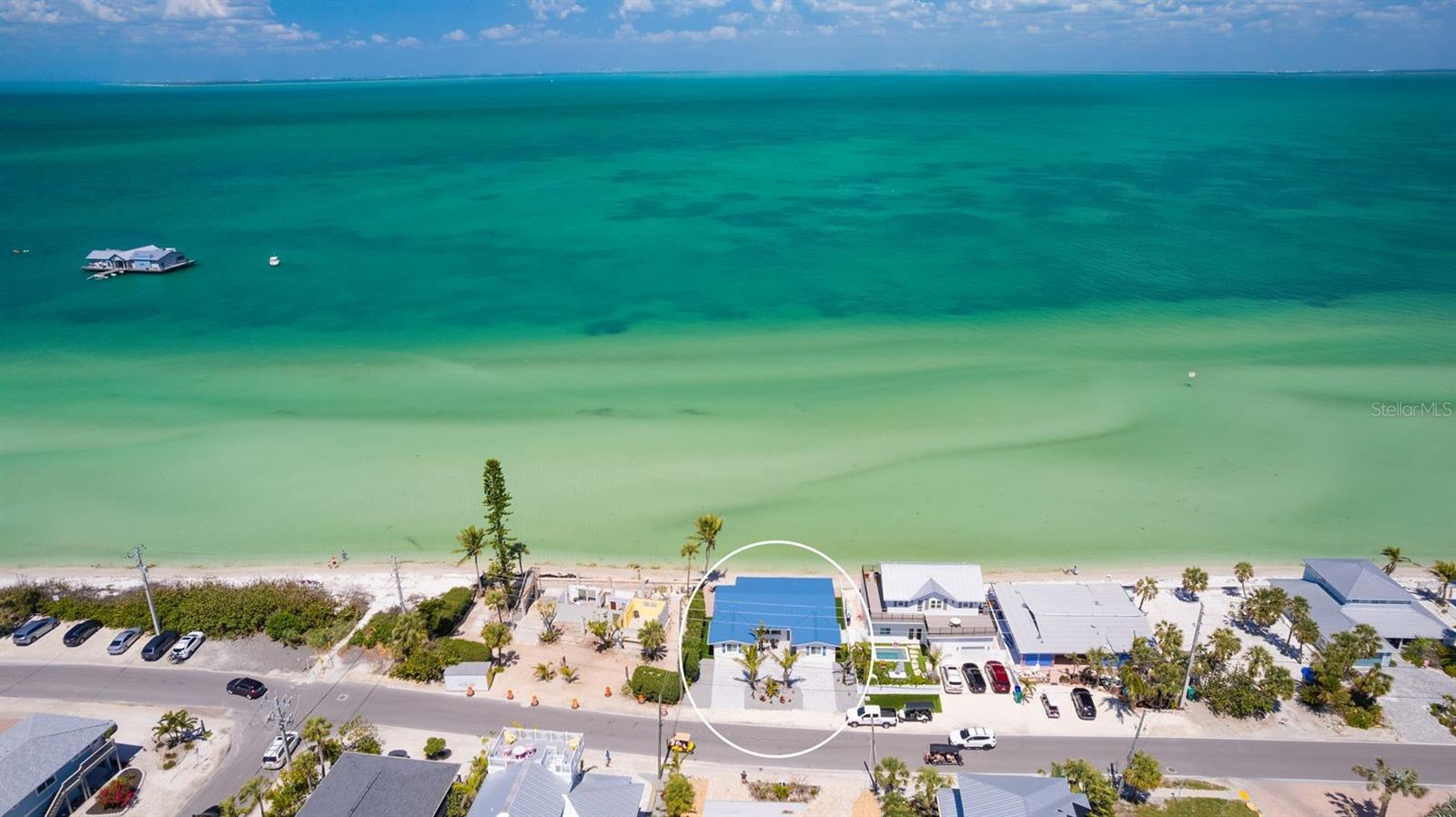 Under contract-accepting backup offers. Welcome to AMI Swedish Beach House, a beautiful 3-bedroom, 2-bath Bayfront home perfectly positioned on the tranquil shores of Tampa Bay on the renowned Island of Anna Maria.  This charming single-story home offers breathtaking water views and the relaxed island lifestyle that makes this area so special.  Step outside onto the spacious back patio overlooking some of the most beautiful waters in the world.  The perfect spot to enjoy your morning coffee, watch boats glide by, watch the aqua life play or unwind in the evening with the coastal breeze and amazing view of the Sunshine Skyway all lit up. Outdoor living is effortless here with an outdoor shower, gas grill, and dining space for six, ideal for entertaining family and friends.  Inside, the home comfortably accommodates guests with two bedrooms featuring king beds—one with sliding door access to the deck and a view to die for as you wake up—and a third bedroom with two full beds. The home is designed for comfort and convenience.  With an amazing kitchen with no detail left untouched.  A 10 foot island that seats 6+ so everyone can get involved with the chef cooking up the catch of the day.  Located just a few blocks from the sugar-white sands and turquoise waters of Tampa Bay, this property offers the best of both worlds—peaceful Bayfront views and easy beach access. You’ll also love being within easy walking distance of Pine Avenue’s shops and restaurants, as well as the free island trolley that travels the entire 7-mile length of Anna Maria Island, making it simple to explore beaches, dining, and local attractions.  This home has an unbeatable island location.  Discover the charm, beauty, and laid-back luxury of Anna Maria Island living in this exceptional Bayfront getaway.