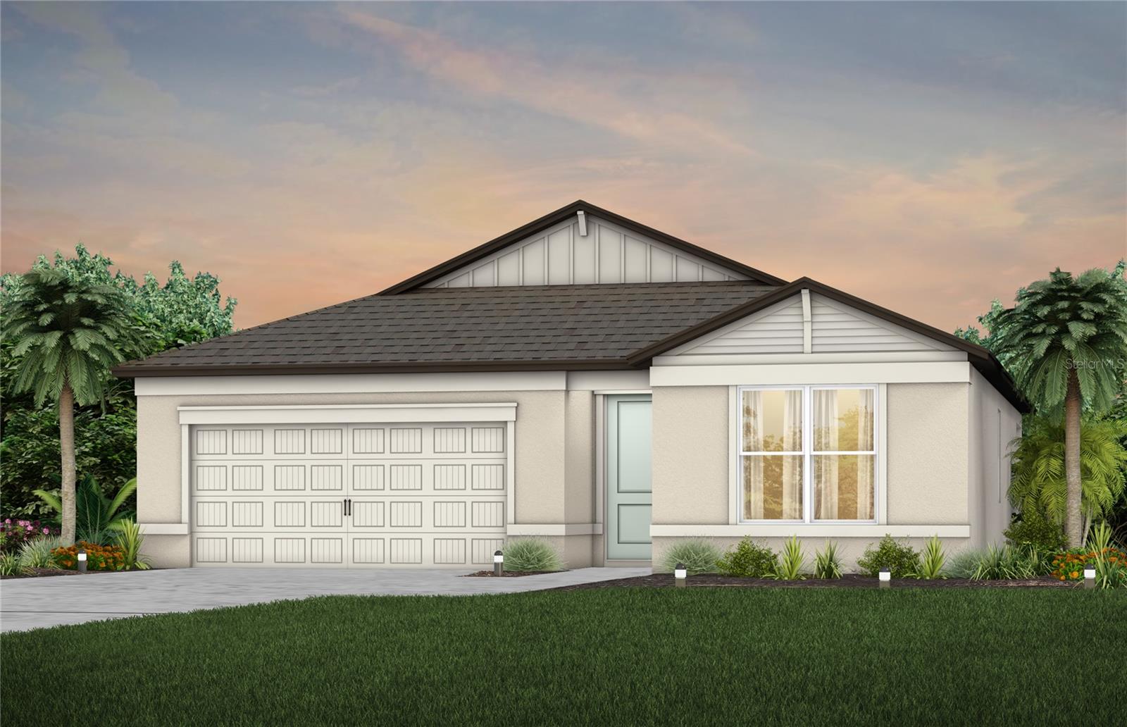 Under Construction. Experience a new level of retirement living at Del Webb Sunchase in Parrish, FL. Picture a meticulously designed, resort-style residence with state-of-the-art amenities and engaging social spaces where lifelong connections are made. You’ll enjoy close proximity to world-class beaches, easy access to Lakewood Ranch, Sarasota, St Pete and Tampa, lush landscapes, and convenient living all in one. 
This popular Crestmere floor plan, with an open-concept home design, has all the upgraded finishes you've been looking for. The designer kitchen showcases a spacious center island with a large, single-bowl sink, gray cabinets, quartz countertops with a 3”x6” tiled backsplash, and Whirlpool stainless steel appliances including a range, microwave, refrigerator and dishwasher.
The bathrooms have matching cabinets, quartz countertops, comfort height toilets, and dual sinks in the Owner's bath. There is luxury vinyl plank flooring in the main living areas, 18”x18” tile floor in the baths, and laundry room, and stain-resistant carpet in the bedrooms. 
This home also features a convenient laundry room with Whirlpool washer and dryer, an extended covered lanai, a large kitchen pantry, and a 2-car garage. 
Additional upgrades include 4 LED downlights in the gathering room, cabinet hardware, faux wood blinds throughout home, glass insert at front door and a Smart Home technology package with a video doorbell. 
Enjoy peace of mind with Pulte’s transferable, 10-year Limited Structural Warranty that covers materials and workmanship in the 1st year, workability of plumbing, electrical, HVAC, and other mechanical systems through the 2nd year, various types of water infiltration and internal leaks through the 5th year, and the structural integrity of the home through the 10th year. Plus, we’re currently offering limited-time incentives and below-market rates!