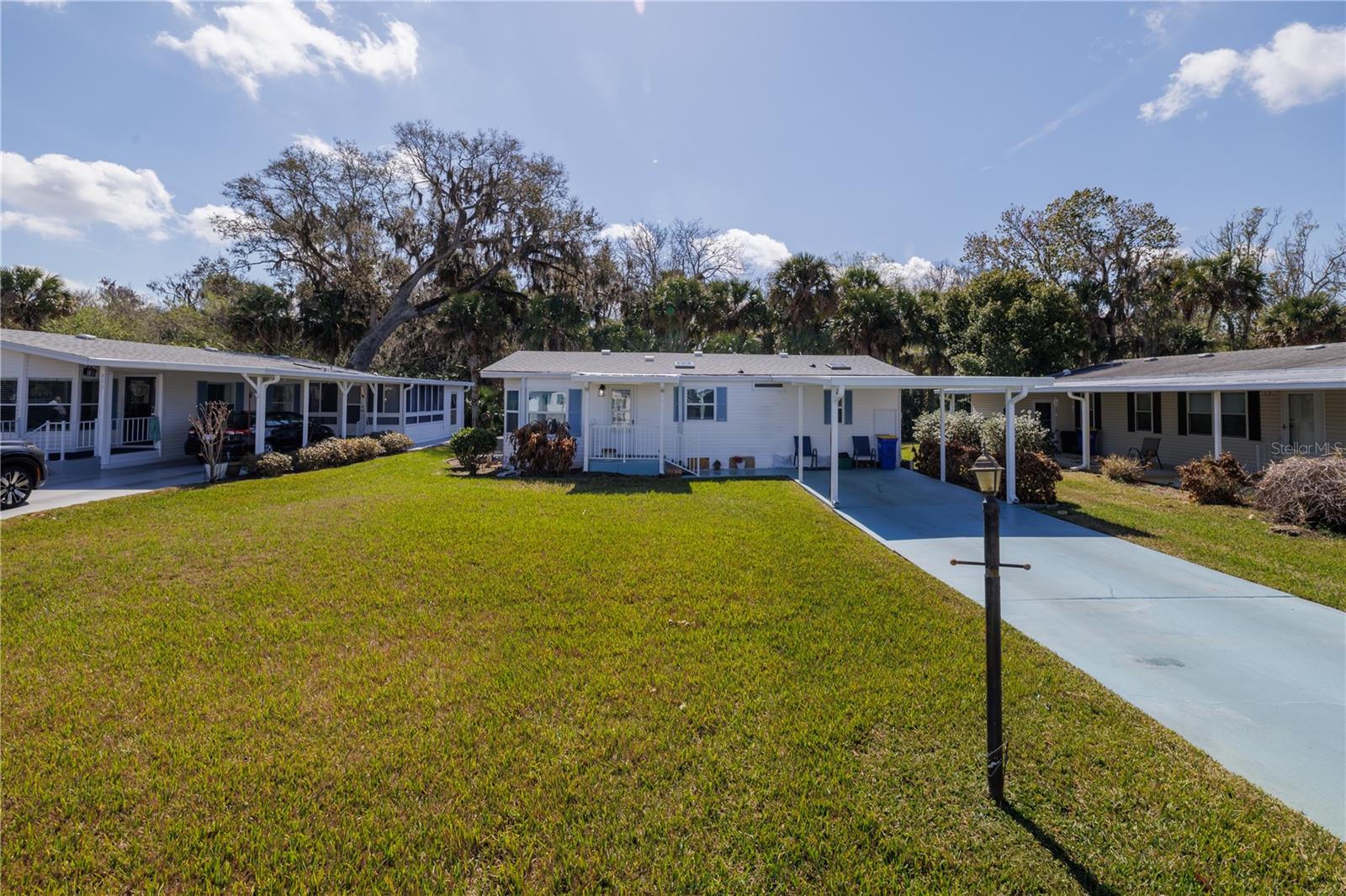 PRICE IMPROVEMENT!
Experience resort-style living in the gated 55+ waterfront community of Edgewater Landing, where residents own their land and enjoy an active coastal lifestyle with no lot rent. Turnkey fully furnished, and truly move-in ready, this 2Bedroom 2 Bath home offers the perfect blend of comfort today and the opportunity to add your own special touches down the road. A new Roof, Carport and HVAC, &  Irrigation Pump were replaced in 2025. All New Double Pane Windows throughout the home.
Edgewater Landing is an active, gated 55+ community. Whether a full-time resident or a Snowbird you will enjoy a sense of community, as well as a newly rebuilt state of the art Clubhouse with all the amenities. Heated Pool, Hot tub, Tennis & Pickleball Courts, Bocce, Fitness Center, Woodworking Shop. RV/Boat storage-based availability on premises. All this along the Intercoastal Waterway.