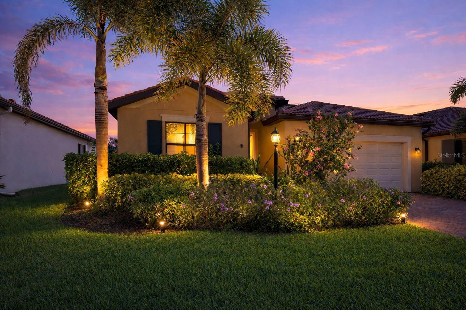 Virtually Staged. REDUCED! This 4 bedroom, 3 bath single family home in  the "Links " of Rosedale Golf & Country Club in Bradenton offers 2,034 square feet of living space on a 7,684 square foot maintenance-free homesite, built in 2018. The open great room layout connects the kitchen, dining, and living areas, with tile flooring throughout the main living spaces ,10 foot ceilings that enhance the sense of space. The main living areas cascades  with natural light. The kitchen features granite countertops, stainless steel appliances, walk in pantry, large center island perfect for family gatherings and a layout that integrates directly with the open living and dining areas. The split bedroom floor plan separates the primary suite from  all three secondary bedrooms. Bedroom two includes a full ensuite bath, while bedrooms three and four share a full bathroom, perfect for extended guests stays, family and friends.  Key features include natural gas service, a tile roof,  lawn service, expansive view in rear,  2 car garage. The home is located in flood zone X, which may be a consideration for insurance planning. Annual and quarterly fees  include 2 gated entrances, common areas, CABLE, INTERNET, and lawn maintenance, s  Outdoor living  of this home includes a screened lanai and an expansive rear view, with space available for a future pool if you so desire.  Community access includes a social membership with use of the clubhouse, full service restaurant, pool, fitness center, and tennis facilities. Golf memberships are available but optional. The home is located near shopping, dining,  I 75, and conveniently  positioned within the community with quick access to SR 44.  Lakewood Ranch Main street, University Town Center , Mote Marine, Benderson Park  are all just a short drive away, for convenient access to everyday services , community events, active lifestyle and retail. NO CDD FEES