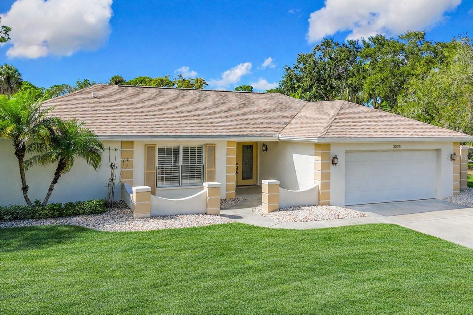 Virtually Staged. Sarasota’s most beloved communities — Location! Location! Motivated seller is offering exceptional value in one of Sarasota’s most sought-after neighborhoods.

The Meadows, 1,600 park-like acres in an enviable location, is a resort lifestyle community 15 minutes from downtown. Residents enjoy 14 miles of trails, fun activities, fitness center, Junior Olympic pool, 10 pickleball courts, dining venues plus pay-to-play three 18-hole golf courses and a top-notch tennis complex.

This inviting 3-bedroom, 2-bath home features an open, comfortable split floorplan layout designed for effortless everyday living. The kitchen offers multiple dining spaces—from a bar-height counter to a bright breakfast nook—creating the perfect setting for morning routines and casual gatherings.

Expansive floor-to-ceiling sliders open the main living area to the spacious lanai and private backyard, seamlessly blending indoor comfort with Florida’s signature outdoor lifestyle. Whether hosting friends or enjoying quiet evenings, the flow feels natural and relaxed.

A true split floor plan provides privacy for guests, while the spa-inspired primary suite offers a calming retreat with a sunken whirlpool tub and custom vanity area. Thoughtful finishes throughout add warmth, comfort, and character. Major updates include a 2023 roof and 2025 HVAC, offering valuable peace of mind. 

Tucked away on a quiet cul-de-sac, this home places you minutes from Siesta Key Beach, Mote Marine Aquarium, Sarasota’s vibrant arts and theater district, UTC Mall, Benderson Park, Lakewood Ranch Waterside, and SRQ Airport—giving you access to the best of Sarasota living.

Homes that combine lifestyle, comfort, and community at this new price point are rare.
Motivated seller — schedule your private showing today. Quick move-in available.Photos have been virtually stages to illustrate the property's potential