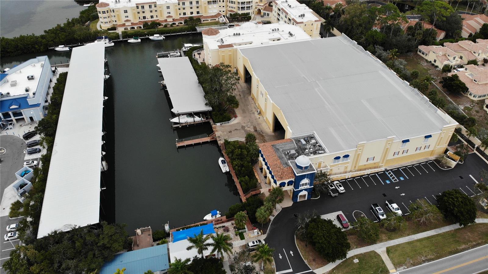This slip will house a boat with the maximum dimensions of 35.5' length, 10' width and 6' height This high-end dry boat storage facility has been hurricane rated. The facility houses 186 boat slips of varying sizes. The marina itself provides a full-service staff to handle all of your boating needs. This includes fuel, bait, ice, deli, drinks, pump out station, work racks supplied with water and electric. There is also an onsite boat detailing company, independent mechanic, as well as boat transporter. The marina is centrally located between Sarasota and Venice on Little Sarasota Bay. It is just minutes from Midnight Pass...the highly anticipated new opening project being reviewed by Sarasota County. Open seven days a week
