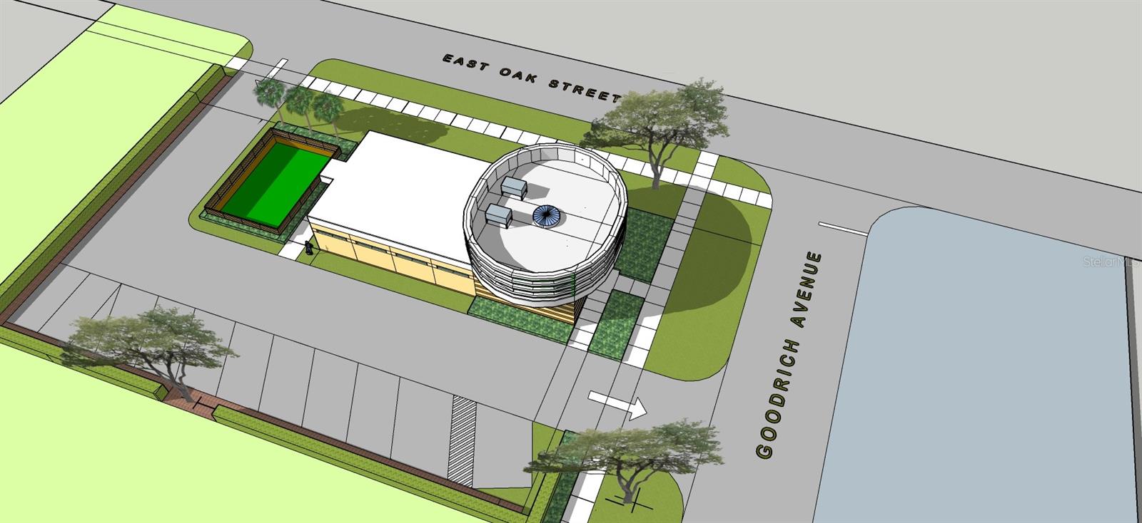 Build your own medical office! Vacant land with all utilities on site with preliminary approvals to build a medical office right across the street from the advent health hospital , you can build with your builder or with Queen Homes, builder and site planner have met with county several times and have preapproved the layout attached . call builder for other questions- see attachments for survey and full due diligence