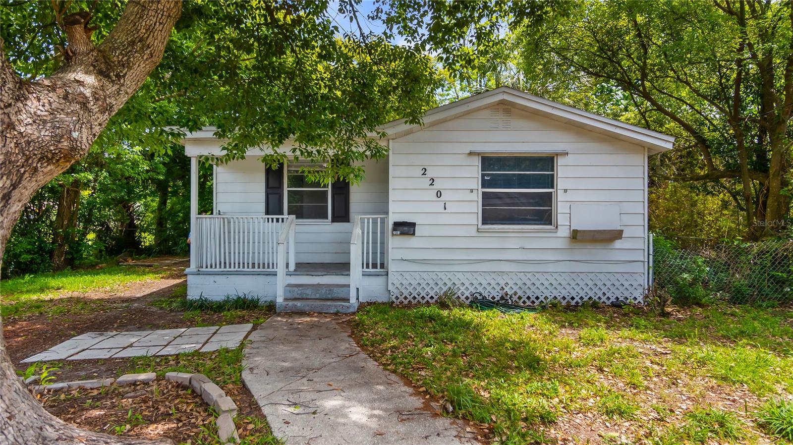 Friends.  Come take a look at this opportunity. All the major components have been updated in the last few years.  Roof and A/C (2021), Electrical Panel 2024.  This 3 bedroom 2 bath home is waiting for your personal touches.  Change the kitchen flooring and paint and this home will really shine!  No side neighbors.  Enjoy the firepit as you step off your new deck. Love to travel,  great! The Sanford International Airport is just a few minutes away. The local elementary school and middle schools are right around the corner.  Love going to the beach?  It is only a 45 min drive.Grocery store is a 5 minute drive. You can get to downtown Sanford and all the revived downtown has to offer within 10 minutes.  This is a great location at a affordable price.  Contact us today.