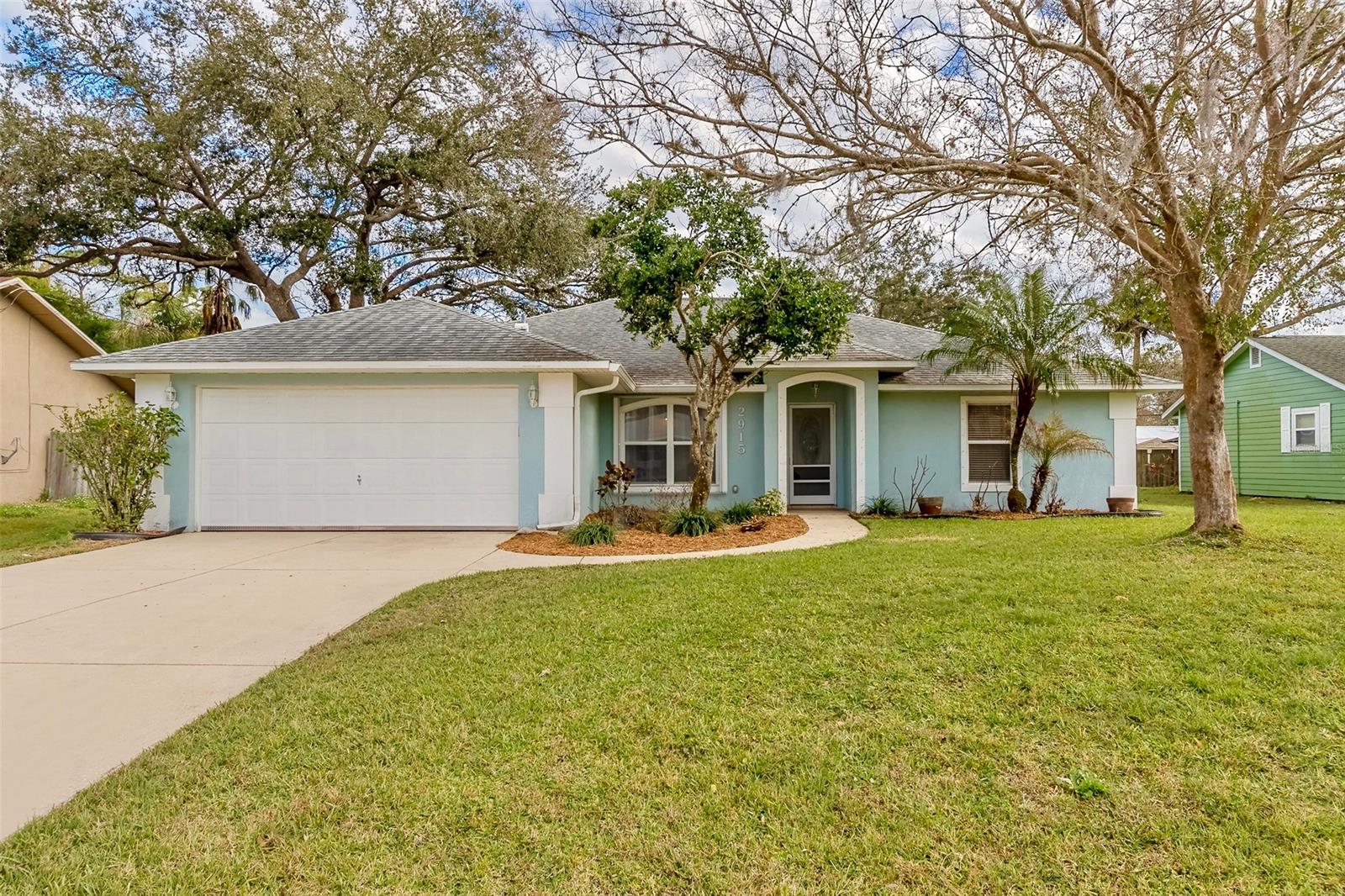 Discover this beautiful 3 bedroom, 2 bathroom home with a plush grassy fenced in back yard, perfect for those seeking a safe and secure space for their family and pets. The home boasts a spacious and bright interior with vaulted ceilings, a modern kitchen, comfortable living room, indoor laundry, walk in closets in every room and a cozy atmosphere throughout. This home built in 2000 features hurricane shutters, a newer roof, air conditioning and water heater, all installed in 2014, ensuring your comfort and peace of mind. Enjoy the warm summer nights in your own private screened patio overlooking the backyard, perfect for barbecues and outdoor entertaining. Don't miss this chance to own a home that combines style, comfort and convenience with no HOA. Book your viewing today! All information is intended to be accurate but is not guaranteed ;Water: City