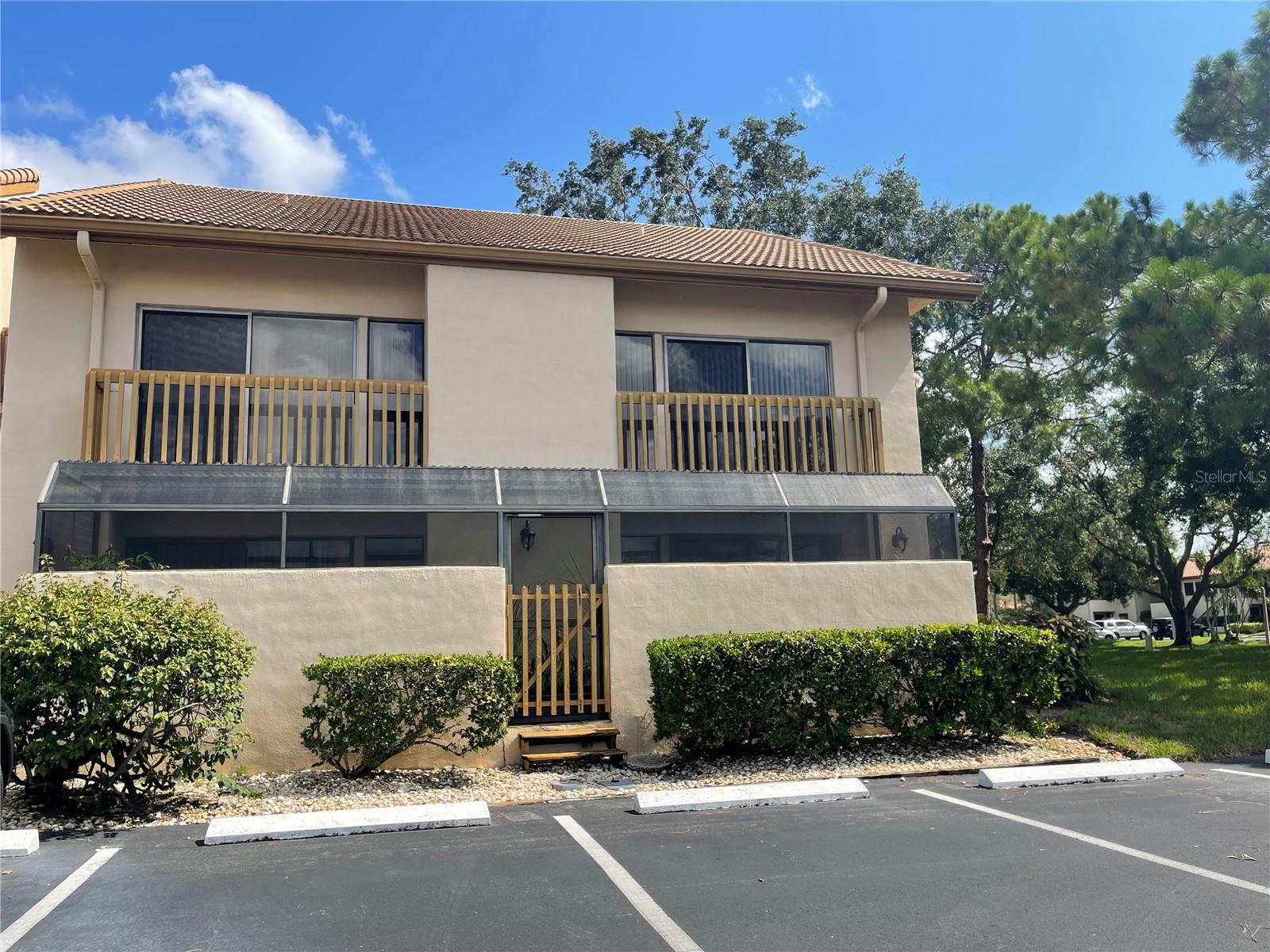 Welcome to the Willow Green in THE MEADOWS, Rarely available and beautifully located, this spacious 3 Bedroom 2 Bath residence offers a peaceful Sarasota lifestyle in one of the areas most sought after communities. Featuring cathedral ceilings, formal dining room area, and a large primary suite walk in closest, the home provides comfort and style. The upper loft area opens to a private rooftop patio, perfect for enjoying morning coffee of Florida Sunsets. Optional furnishing available for move in ready home or vacation getaway. Covered parking is included for connivences. The Meadows Country Club Feature new management Benderson Dev along side golf, tennis, pickleball, fitness facilities, swimming pools, and vibrant social activities. Just minutes to University Town Center Mall (UTC) Downtown Sarasota, award winning beaches, and an incredible variety of restaurants and entertainment. Enjoy the private pool exclusively for Willow Green Residences - your own slice of paradise awaits.
