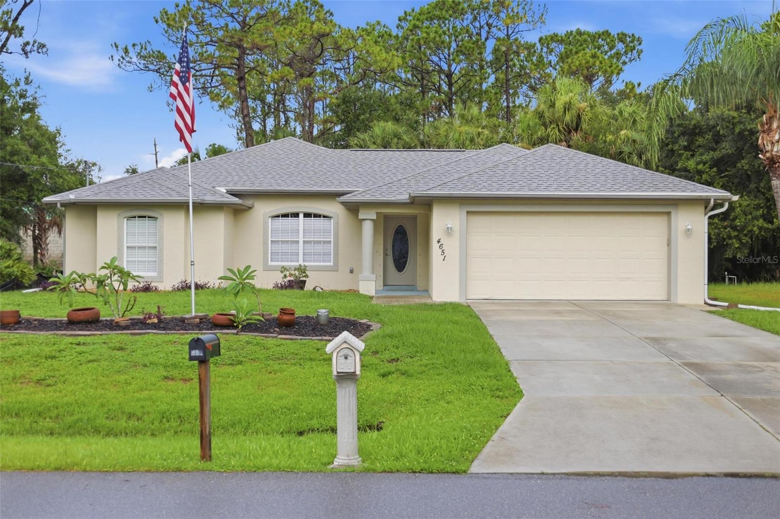 Welcome to this move-in ready 3-bedroom, 2-bath home with a versatile den that can easily serve as a 4th bedroom, home office, or playroom. Thoughtfully updated and meticulously maintained, this home offers the perfect combination of comfort, functionality, and peace of mind.

Major improvements include a newer roof and HVAC system, while the freshly painted interior and all-new kitchen appliances make this home truly turnkey. The open and flexible floor plan is ideal for both everyday living and entertaining.

Step outside to a fully fenced backyard where you'll enjoy privacy and a serene setting with plenty of space for pets, family gatherings, or simply relaxing outdoors.

Additional highlights include hurricane shutters for added storm protection and the home is **not located in a flood zone**, helping provide added confidence and potential insurance savings.

Conveniently located just minutes from I-75, this home offers easy access for commuters while remaining close to shopping, restaurants, schools, parks, and nearby college campuses. Gulf Coast beaches, golf, boating, and outdoor recreation just a short drive away.

Whether you're searching for a primary residence, seasonal getaway, or investment opportunity, this exceptional property is ready for its next owner. Schedule your private showing today!