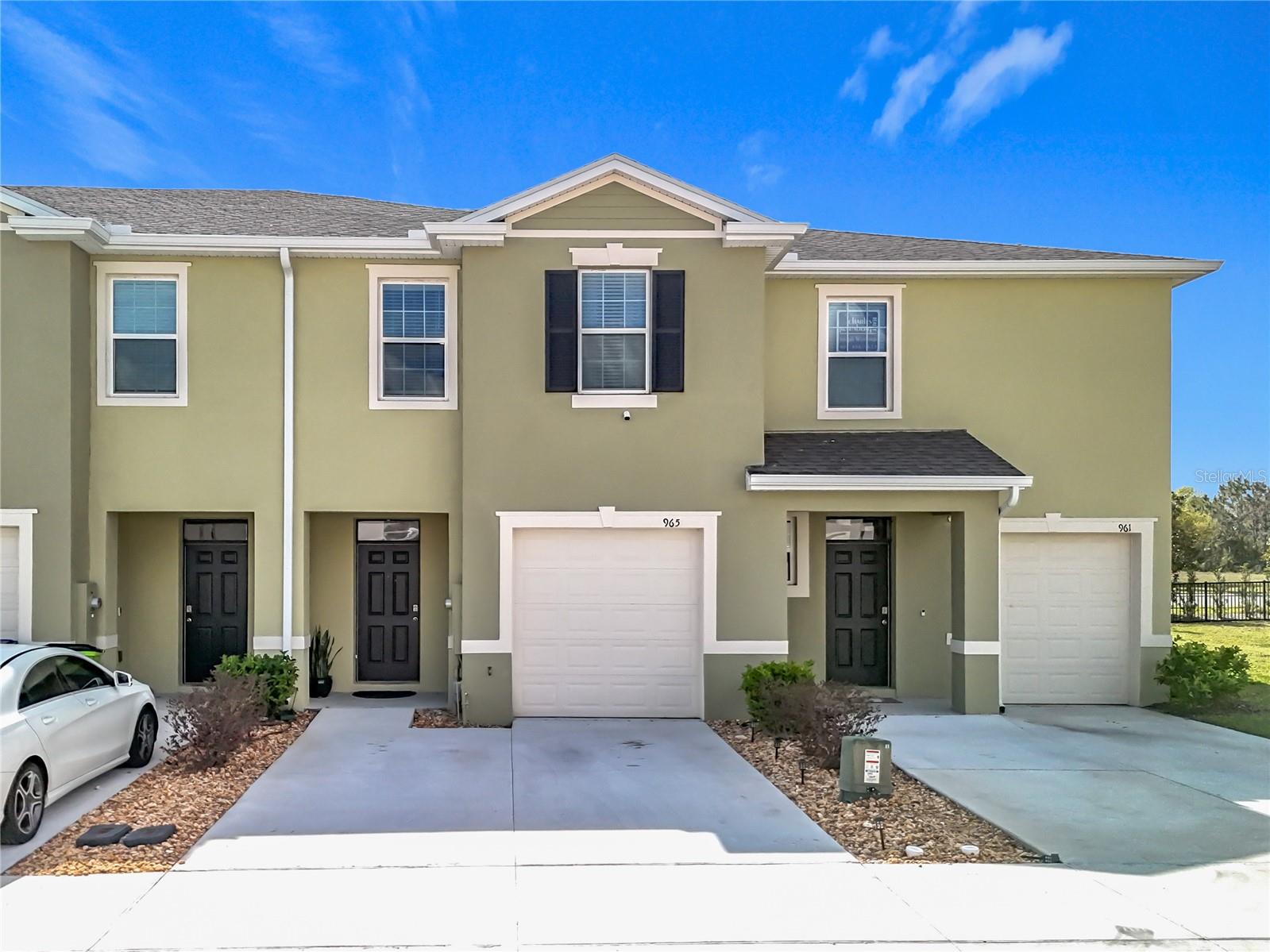 Beautiful, move-in ready 3BR/2.5BA plus loft townhome in the tranquil Venezia community of Howey-in-the-Hills! Built in 2023 by D.R. Horton, this all-concrete block home features 1,673 sq. ft. of pristine living space. Enjoy an open-concept kitchen and great room with tile flooring, stainless steel appliances, and sliding doors to a covered lanai with garden views. All bedrooms are privately situated upstairs alongside a bonus loft and laundry area. Enjoy the benefits of a low monthly HOA and NO CDD fee, right down the street from the Harris Chain of Lakes and Mission Inn Resort golf courses. Seller is offering $7,500 toward buyer's closing cost! Perfect for primary living or a low-maintenance investment property!