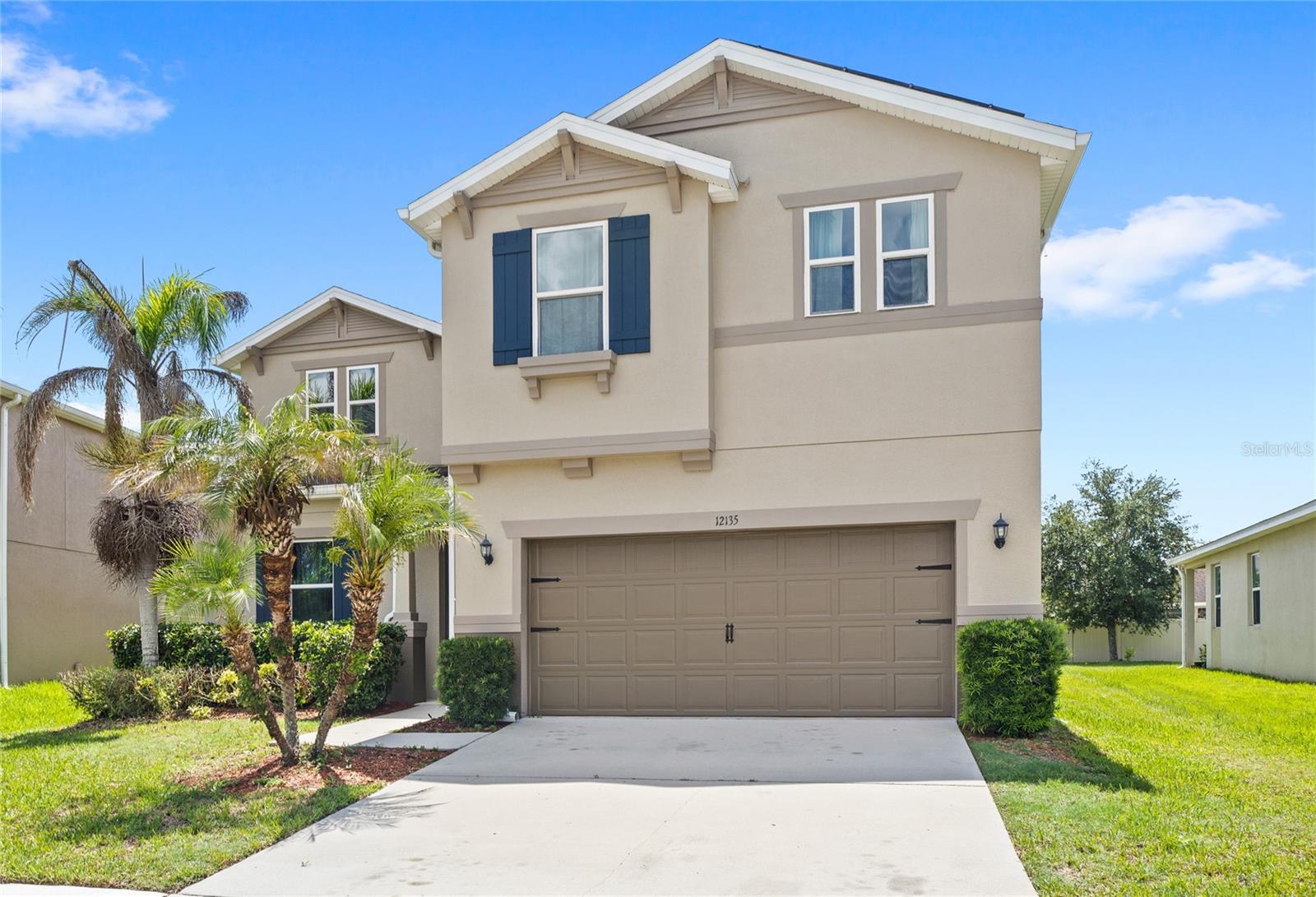 Freshly updated and move in ready, this KB Home combines functional living spaces with thoughtful improvements throughout. One of the home’s standout features is the paid off solar panel system, allowing the next owner to enjoy the benefits of lower energy costs from day one. The interior and exterior have been freshly painted, the carpets have been professionally deep cleaned, and the grout on the first floor has been restored, giving the home a clean, refreshed feel from the moment you arrive. The open concept design is centered around a spacious kitchen featuring a large island that overlooks the living room, creating the perfect space for entertaining or everyday living. Just off the main living area, a versatile flex room offers endless possibilities as a home office, playroom, fitness room, or can easily be enclosed for added privacy. All bedrooms are thoughtfully situated upstairs, keeping the main level dedicated to gathering and entertaining. Out back, the oversized backyard offers a blank canvas for whatever you’ve been dreaming of, from a custom pool to a garden, play area, or outdoor kitchen. The roof, HVAC system, and water heater are all original and have been routinely maintained and serviced. Offering a spacious layout, modern functionality, energy efficient upgrades, and an expansive backyard ready for your personal touch, this home is ready for its next owners to move in and make it their own!
