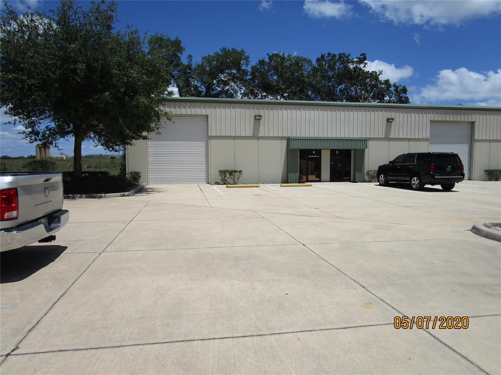 Great commercial warehouse and office space located close to I-95, SR44, and I-4.  The solid tilt-wall construction warehouse offers over 4100 sf of space.  The first floor warehouse has 12x14 roll up door, 1000 sf of 2nd floor stand up storage area, 22x18 air conditioned office space and bathroom.  The second office space is one floor with approximately 1000sf, 8 separate phone & cable hookups for multi computer stations, and one bathroom.  Building has security system, multiple parking spaces, and easy access for backing trailer into warehouse. ;Water: City