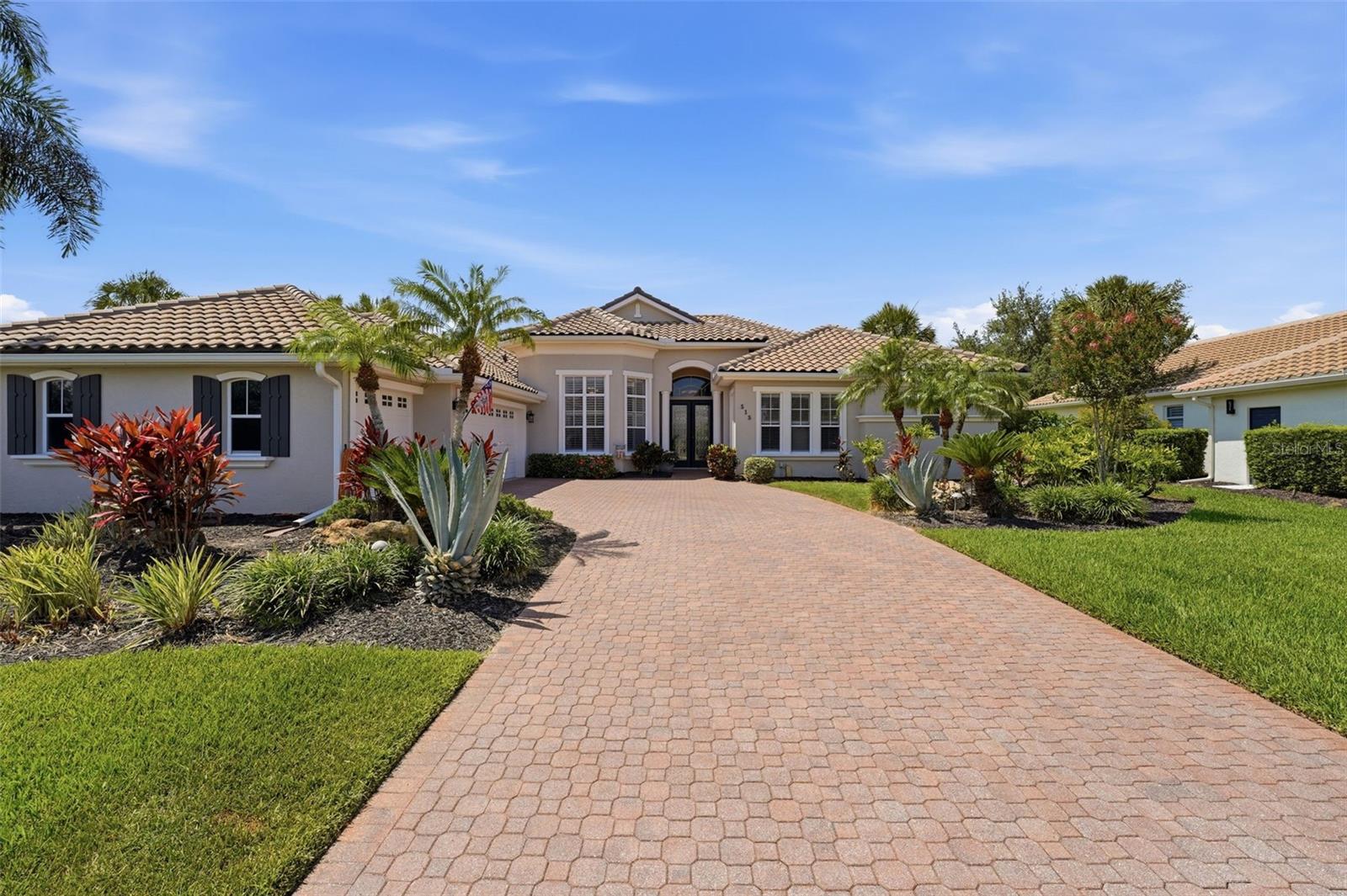 Wake up with coffee on the lanai as the sun rises over the lake, then enjoy everything Waterlefe Golf & River Club has to offer—from championship golf and a state-of-the-art fitness center to waterfront dining and a community marina with direct access to the Manatee River and Gulf waters.

Located on a quiet cul-de-sac within this guard-gated community, 515 Sand Crane Court has been extensively updated with a new roof, dual HVAC systems, renovated kitchen and baths, hardwood flooring, custom built-ins, refreshed exterior finishes, and numerous pool and lanai enhancements.

Outdoor living shines with a heated saltwater pool and spa (with new equipment), tranquil water views, a custom outdoor kitchen, and expansive spaces for entertaining. Inside, soaring ceilings, elegant finishes, and spacious living areas create a comfortable yet sophisticated atmosphere.

With an exceptional combination of modern updates, resort-style amenities, and picturesque waterfront views, this home offers the ideal setting for enjoying Florida's Gulf Coast lifestyle. Schedule your private tour today and discover why Waterlefe remains one of the area's most sought-after golf and boating communities.