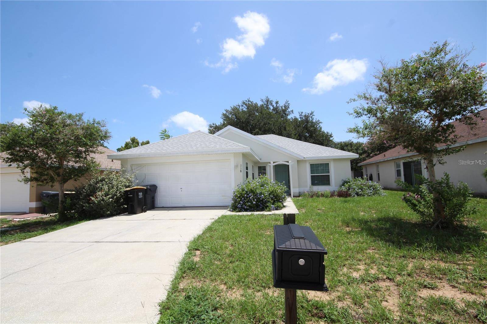 Your next investment or perfect starter home awaits at 118 Springfield Pass in the booming area of Davenport, FL. This is a single-family property features 3-bedroom, 2-bathroom split floor plan with over 1,200 square feet of living space, and it is located in a neighborhood zoned for profitable short-term rentals. * Inside, you will find durable ceramic tile, fresh paint, and a spacious living room with beautiful vaulted ceilings. The eat-in kitchen comes very well-equipped with stainless steel appliances and granite countertops. * The community also offers excellent amenities, including a swimming pool and playground. Positioned just minutes from major highways, popular theme parks, shopping, and dining, this turn-key property is a must-see. Call today to schedule your private showing! * Information recorded in the MLS is intended to be accurate, but NOT GUARANTEED. HOA fees and regulations, home square footage, room sizes, and lot size should be independently verified.