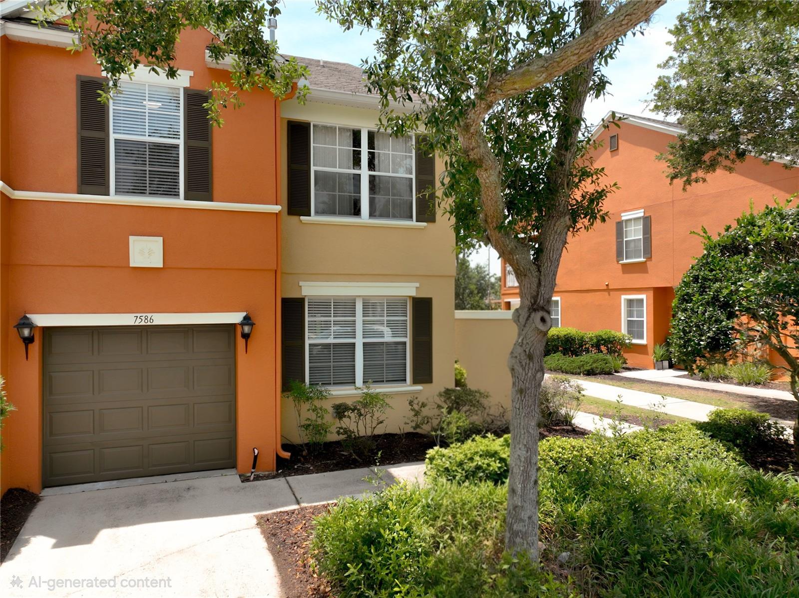 Discover this striking TURN-KEY 1862-square-foot townhome at Carriage Pointe in the Reunion Resort. This home is a UNIQUELY POSITIONED CORNER/END UNIT AND IS DIRECTLY ON THE GOLF COURSE with an unobstructed straight on view of notable HOLE 17 of the Independence Golf Course designed by Tom Watson. Welcome to your private GATED COMMUNITY that blends modern comfort with resort-style living. This two-story CORNER UNIT features 4 bedrooms and 2.5 baths, including a COVENIENT FIRST FLOOR BEDROOM. The high ceiling layout showcases CEILING SURROUND SOUND BUILT IN SPEAKERS, STAINLESS STEEL GAS APPLIANCES in a chef-ready kitchen, while upgraded furniture with modern finishes create an inviting place to call home. Enjoy sunlit moments on a second balcony that is right off the primary suite overlooking the golf course. This townhome sits just across the street from the COMMUNITY POOL. Short term rentals are allowed, providing the option as a primary residence or vacation investment. With STRONG BOOKING HISTORY, this fully furnished unit is a GREAT INVESTMENT OPPORTUNITY, ideal for easy maintenance and steady income in Reunion Florida. Ownership here means access to three championship golf courses designed by Arnold Palmer, Tom Watson, and Jack Nicklaus; multiple resort pools; a multi-acre water park with lazy river and slides; tennis and pickleball courts; fitness center; full-service spa; and award-winning restaurants. The home is located within very close proximity to Walt Disney World, shopping/restaurants, and multiple major highways. HOA includes cable, high speed internet, landscaping, community pool, and more. -MUST SEE IN PERSON- Contact your agent today to see for yourself how nice this unit really is! *SHOWINGS ARE BY APPOINTMENT ONLY*