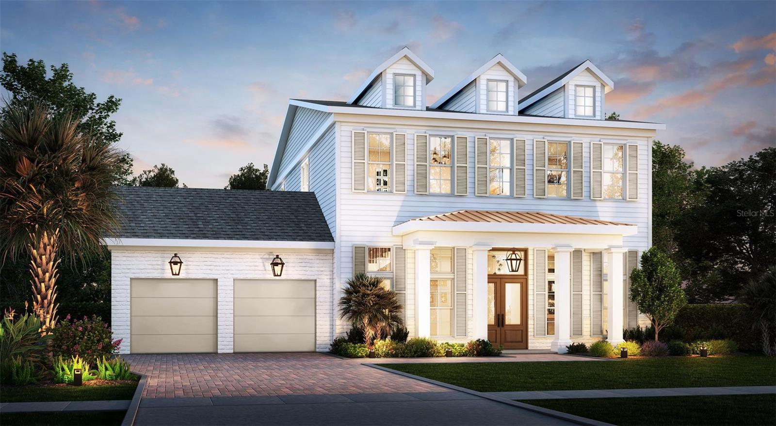 Under Construction. Set for completion in early 2027 by Urban Perch, this new-construction residence brings modern craftsmanship and timeless architecture to an oversized corner lot in the heart of College Park. With 5 bedrooms, 5 bathrooms, and 4,123 SF of thoughtfully designed living space, the home delivers both scale and livability.

The first floor features 11'4" ceilings, a generous open layout, and a primary suite plus an additional bedroom ideal for an office or guest suite. Upstairs, a large bonus room anchors the second level and offers flexible space for media, play, or retreat. Outside, a covered lanai with an outdoor kitchen extends the living space outdoors. The pool will include a spa, LED lighting, and a heated design for year-round enjoyment.

A rare advantage in College Park, the property includes an attached 2-car garage and a detached 2-car garage, offering unmatched storage, workshop, or hobby potential. If a buyer prefers not to include the detached garage, it can be removed and the price adjusted accordingly, giving buyers meaningful control over the final configuration.

The home will be delivered with professionally curated finishes that showcase the elevated design Urban Perch is known for.  Zoned for Princeton Elementary, this is a rare opportunity to secure a custom-level new build in one of Orlando’s most beloved neighborhoods.