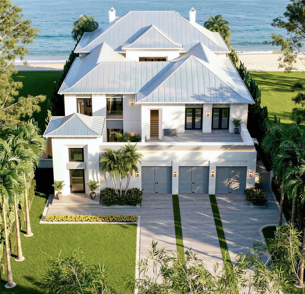 Pre-Construction. To be built. LOT/LAND CAN BE PURCHASED SEPARATELY – MLS #TB8473886

A rare pre-construction opportunity by award-winning design-build firm Windstar Homes, this extraordinary Gulf-front estate is to be built in the exclusive enclave of Belleair Shore—one of Florida's smallest and most sought after beachfront municipalities.

By selecting this thoughtfully designed custom residence, buyers can significantly reduce the time, expense, and uncertainty typically associated with the custom home design process, including architectural fees. The home has been expertly planned by Windstar Homes, while still offering the flexibility to personalize the design and make modifications to suit individual preferences.

Designed to maximize breathtaking Gulf views while seamlessly blending indoor and outdoor living, this custom coastal masterpiece offers an unparalleled luxury lifestyle. The ground level features an impressive 8-car garage, expansive motor court, and lush tropical landscaping accented by elegant fountains. At the heart of the outdoor living space is a spectacular resort-style pool and spa with an outdoor fireplace, creating the ultimate setting for entertaining or relaxing in complete privacy.

A dramatic staircase in the forecourt leads to the main living level, where walls of glass frame panoramic Gulf vistas and flood the interiors with natural light. The chef's kitchen is appointed with premium Wolf and Sub-Zero appliances, an oversized walk-in pantry, and exceptional workspace for both everyday living and grand-scale entertaining.

Expansive living and dining areas, along with a spacious game room, are thoughtfully arranged around a stunning central courtyard, providing elegant gathering spaces that balance sophistication with comfort. The two-story floor plan includes four generously sized bedrooms and five-and-a-half baths, highlighted by a private guest casita that offers exceptional comfort and privacy for family or visitors.

Additional luxury features include an elevator, wine cellar, extensive custom built-ins, and designer finishes throughout. Every detail has been thoughtfully curated to create a residence that embodies timeless coastal architecture, refined craftsmanship, and effortless waterfront living.

Set within a community defined by privacy, tranquility, and enduring seaside elegance, Belleair Shore is unlike any other destination along Florida's Gulf Coast. With only 54 residential homes spanning approximately one mile of pristine sugar-sand beach—and no commercial development—the town offers an exceptionally peaceful beachfront lifestyle. Adding to its rarity, homesites extend to the mean high-water line, providing homeowners with a remarkable sense of true beachfront ownership and an unparalleled connection to the Gulf of Mexico.