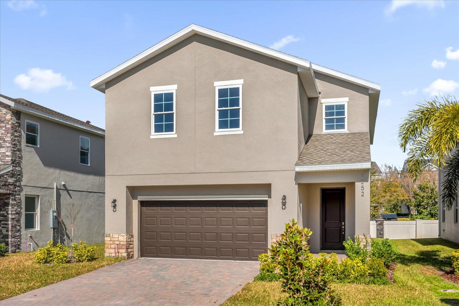 Welcome to the CARLISLE FLOOR PLAN, a *4 BED / 2 FULL BATH / 1 HALF BATH* Single Family Home located in the sought after community GREENVILLE COMMONS, in Casselberry - FL, served by Seminole County great schools. THIS HOME is part of the 2nd and final phase of the community development. Greenville Commons consists of a total of 41 single family homes and it's on its last phase to completion. Filled with natural light, the CARLISLE FLOOR PLAN offers over 2,300 heated SqFt of ample spaces in an open and modern design, tile floorings throughout all living spaces on MAIN LEVEL is a pre-selected UPGRADE, already included on listing price. The KITCHEN will feature QUARTZ COUNTERTOPS, 42" UPPER CABINETRY, APPLIANCES such as refrigerator, microwave, dishwasher and range, dual sink island and backsplash. The Kitchen is adjacent to the DINNING AREA and flows into the family/gathering room, with sliding doors to the covered oversized LANAI. Going up to the second floor, the OWNER'S SUITE features 2 spacious walk-in closets, dual vanity and stand-up shower with enclosure. BEDROOMS 2, 3 and 4 share BATHROOM 2, featuring dual vanity, quartz countertops and bath tub. Laundry is conveniently located on the second floor. The community is located almost across from The Geneva School, a prime location in Casselberry, within minutes from DOWNTOWN ORLANDO and all major roads, highways, shoppings, restaurants and entertainment. The community offers a playground, dog park and pond view.