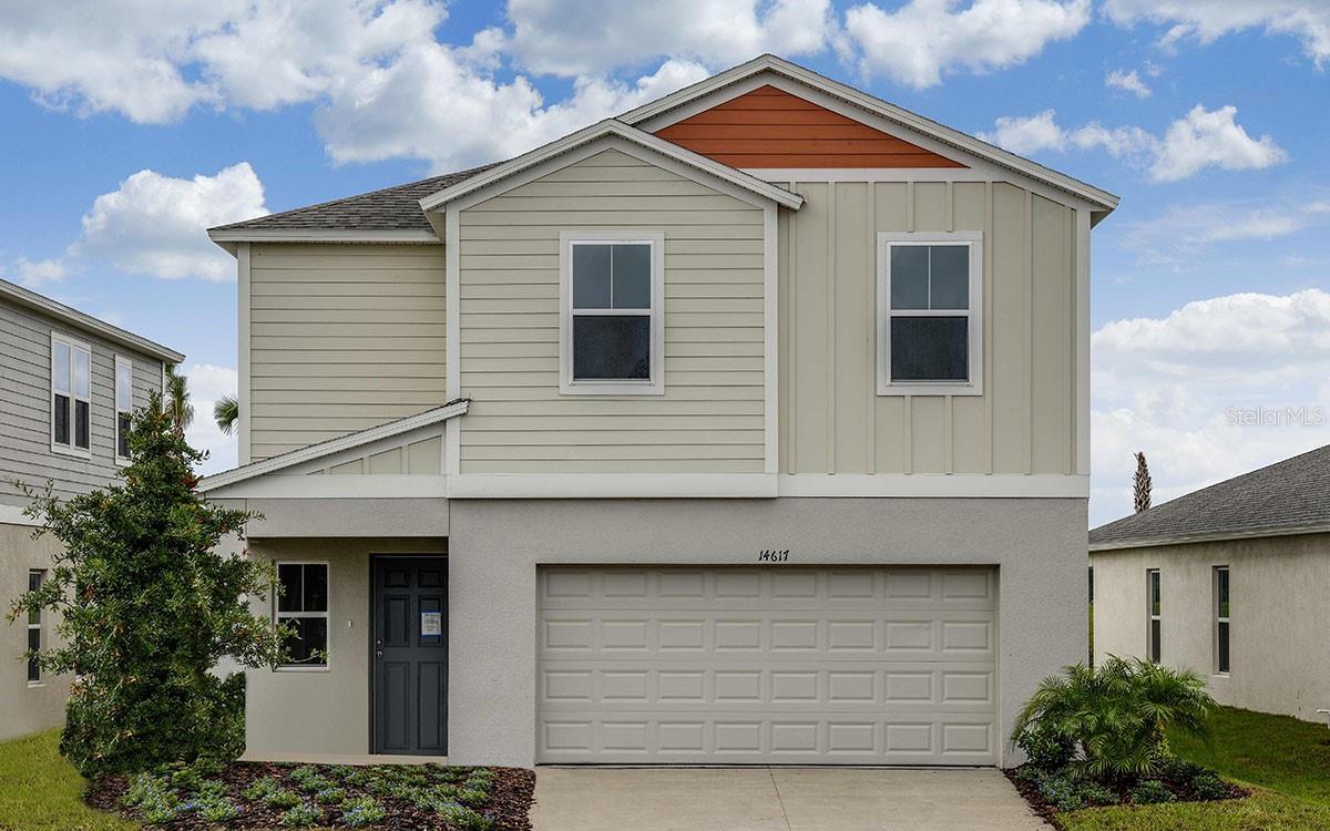 Brand-new Casa Fresca home, ready by November 2023-January 2024!
The Azure comes jam packed with all the features that matter the most—quartz countertops throughout, all-new GE appliances including refrigerator, an oversized laundry room with washer and dryer, and a generous upstairs recreation space for the whole family. The back-facing master suite features an adjoining master bath with a walk-in shower, double vanities, and an oversized walk-in-closet. Name a better duo than light grey cabinets and wht. quartz countertops! Step into your stylish, modern home with this airy Interior Design.

Our boldly unboring homes are now available at Pasadena Point, a new home community located off of Overpass Road in Wesley Chapel, FL. Residents here enjoy plenty of shopping, dining, and recreational options as Pasadena Point will be just 5.5 miles from Wesley Chapel District Park, 5.5 miles from Zephyr Commons, 8 miles from The Grove at Wesley Chapel, and 10 miles from The Shops at Wiregrass. Model home open daily.

Images shown are for illustrative purposes only and may differ from actual home. 
Exterior disclaimer statement: Exterior image shown for illustrative purposes only and may differ from actual home.
Completion date subject to change.