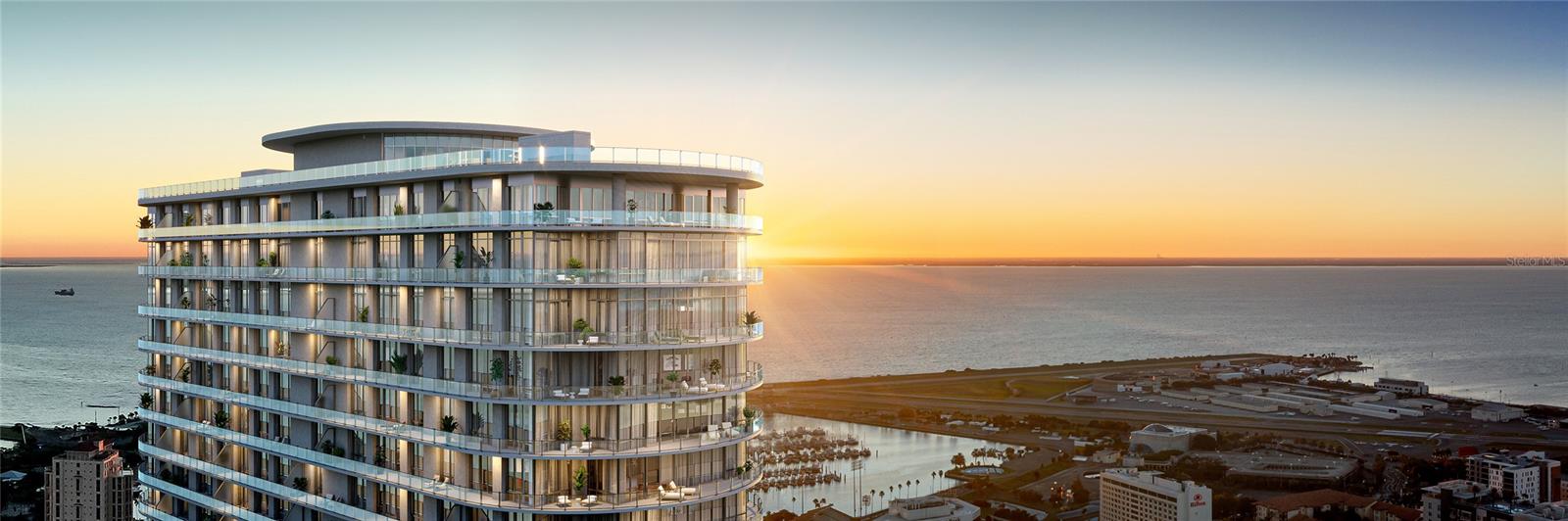 Experience luxury city living at The Residences at 400 Central, downtown St. Petersburg’s landmark 46-story condominium tower. This residence offers modern, open-concept floor plans with floor-to-ceiling glass and expansive terraces with panoramic views from Tampa Bay to the Gulf of Mexico. Residents enjoy an unparalleled amenity collection, including a 46th-floor Sky Lounge Observatory, resort-style pool deck, professional fitness and wellness center, theater lounge, private dining and co-working spaces, concierge, valet parking and more — all in the heart of vibrant Central Avenue.