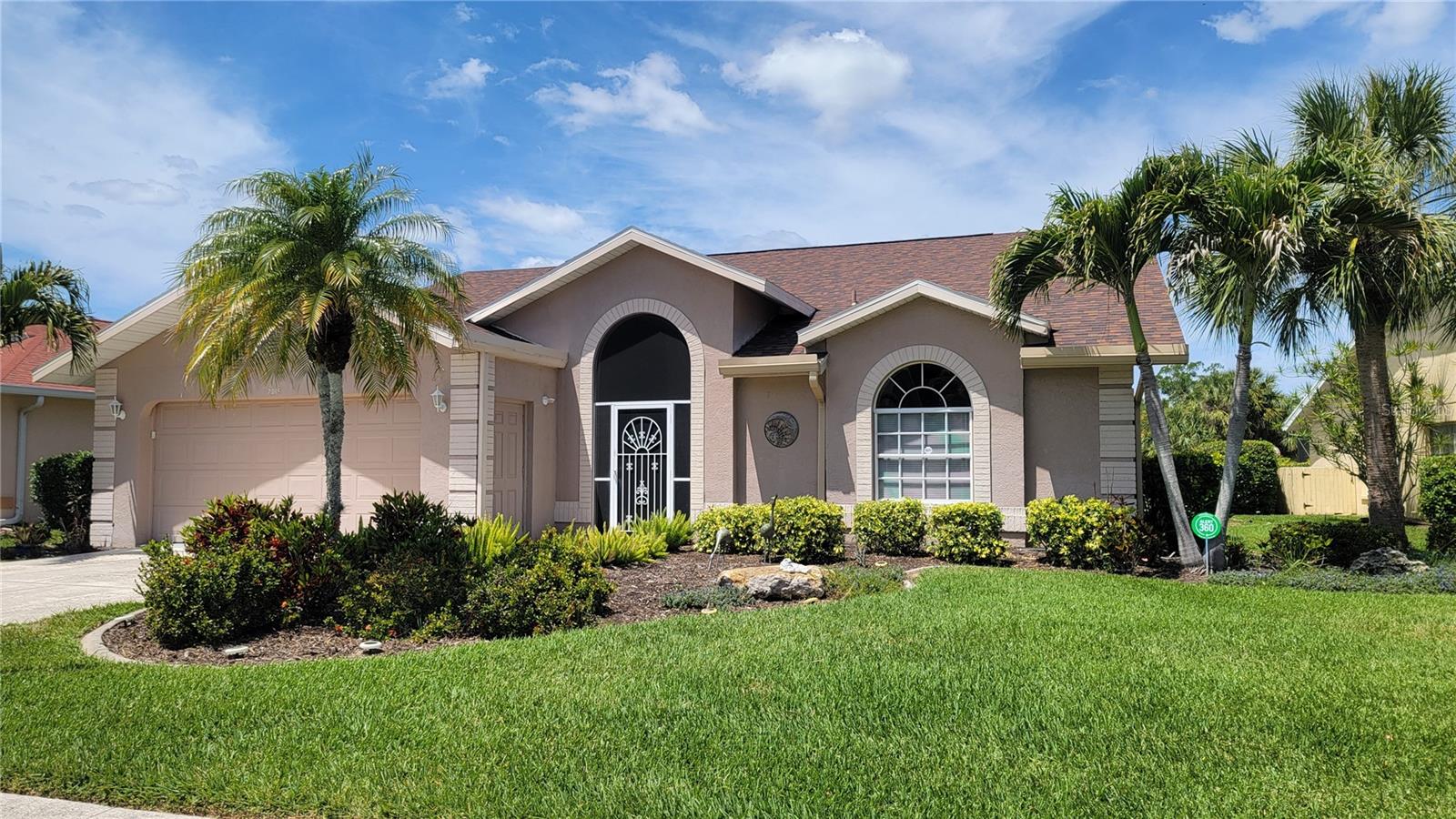 MUST SEE beautiful golf course, pool home in Tara Golf and Country Club was originally a model home. Tara is a private member only country club. The deeded Class ’A’ equity golf membership transfers to the new owner.  Located on the 11th hole, this open, bright, and spacious 3 Bedroom plus family room, 3 full bath, 2 car garage home offers a beautiful view of the 11th tee box at Tara. It features many updates and extras, including central vacuum system and extra storage above the garage. From the elegant entry foyer and spacious formal living and dining room combination to the open kitchen and family room, you’ll love the spacious rooms and pool with golf course views.  As you enter the foyer the primary living room and dining room is the first thing you see.  To the right the third bedroom, shown as the den-office, is light and bright featuring large arched window.  This bedroom is perfect for guests as the third bath is next to it with a pocket door providing separation from the rest of the home and privacy for guests.  The split floorplan positions the kitchen and family room at the center as the heart of the home with the primary and second bedrooms beyond the kitchen and family rooms. The fully updated kitchen with large island, eat in breakfast nook, and stainless appliances is decorated with a nod to European hospitality and warmth inspired by the owner’s many travels abroad.  You enter the primary bedroom and ensuite bath at the back of the home from the family room.  This private owner’s domain is large enough to host a full entertainment center, king bed, chaise lounge, dressers, nightstands and more. The primary bedroom sliders lead to the lanai and pool with spa.  The second bedroom is furnished as a relaxing bedroom that seems to hug you as you settle in this lovely space.  All three baths feature walk-in showers. Outside the pool and spa are surrounded by a stamped concrete lanai surface, and large under roof area for outdoor dining and entertaining at the wet bar with bar refrigerator. The perfect outdoor oasis where you can also greet your friends as they approach the 11th tee. Upgrades include new HVAC 2025, new roof 2021.  Your Tara Golf and Country Club lifestyle offers an abundance of amenities including Tara's Championship 18-hole Golf Course fully renovated summer 2023, two Har-Tru tennis courts, bocce courts with league play, new five-court pickleball center, fitness center with state-of-the-art equipment, Clubhouse pool with spa, concession stand at the main clubhouse pool. The hub of social activity is the Clubhouse with fine dining and casual grill room, and gathering bar, driving range, short game practice area, putting green, pro-shop and a very active social calendar. Mandatory membership fees for 2026 are $6571.44 annually (or $547.62 paid monthly) plus a $60 monthly food minimum. One-time Resale Capital Contribution fee of $6571.44 is paid at closing. The Tara Master Association fee is $1170.81 annually which includes Comcast premium bundle for internet and cable TV plus HBO MAX. This yearly fee also includes maintenance of the common area landscaping and the perimeter maintenance of the community. Easy access to I-75, airports, great shopping and UTC mall, the new Mote Aquarium, arts, theater, entertainment, dining, and the greatest beaches on the Suncoast of Florida. Make Tara Golf and Country Club your Florida lifestyle!
