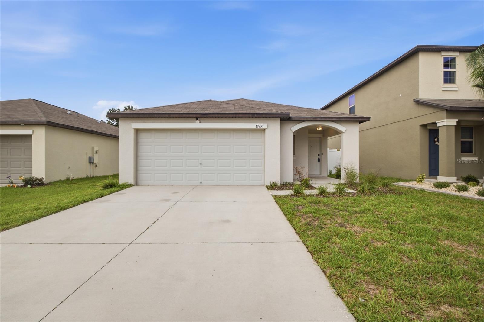 This is a wonderful 3 bedroom 2 bathroom split plan home.  The kitchen is open concept to the dining room and living room area.  The owner's suite offers a walk-in closet and ensuite bathroom with dual sinks.  There is a laundry room with washer and dryer.  A two car garage and driveway provides plenty of parking space.  The home has a spacious yard that is fenced in.  This is a convenient location in Riverview near Brandon and Tampa.  The community offers a Pool, Playground and Dogpark.  There is nearby shopping and dining.