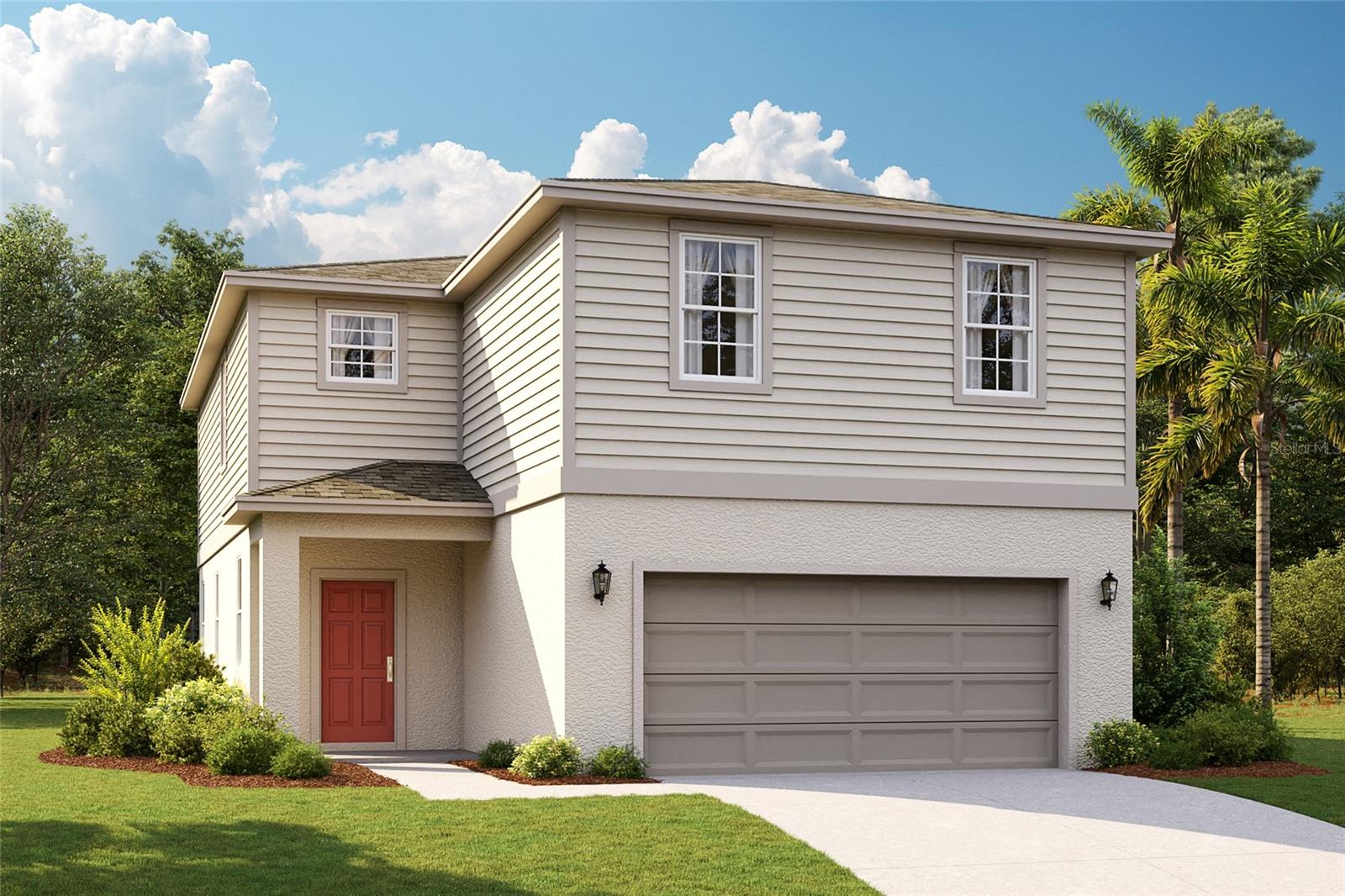 Under Construction. **Under Construction** Introducing The Jensen, a superb home in the heart of Avalon Park Tavares, Florida. This thoughtfully designed single-family residence presents a smart open concept floorplan, perfect for a growing family seeking ample storage space. The main level boasts a spacious family room seamlessly connected to the dining area and kitchen, featuring an oversized island and a convenient walk-in pantry. Step outside to a standard patio off the family room or opt for a covered lanai, inviting you to bask in the Florida sun. Upstairs, the primary suite offers an en suite bathroom with a standing shower, optional garden tub, and a walk-in closet. Accompanied by three additional bedrooms, a shared double vanity bathroom, and a sizable loft ideal for movie nights or a playroom, The Jensen ensures efficient and comfortable living. Stanley Martin Homes brings you this impressive use of space, embodying all the qualities that define a cherished home. Nestled within the live-work-play community of Avalon Park Tavares, residents will revel in the small-town charm of America’s Seaplane City, with tree-lined streets and picturesque waterways. This 155-acre community offers a blend of affordability and desirability, promoting a wholesome lifestyle. Market Street, at the center of it all, promises an abundance of retail, dining, and recreational options, surrounded by acres of parkland, lakes, and walking paths. Embrace the Stanley Martin Homes neighborhood at Avalon Park Tavares, where connection and community define your everyday living experience. Images are representations.
