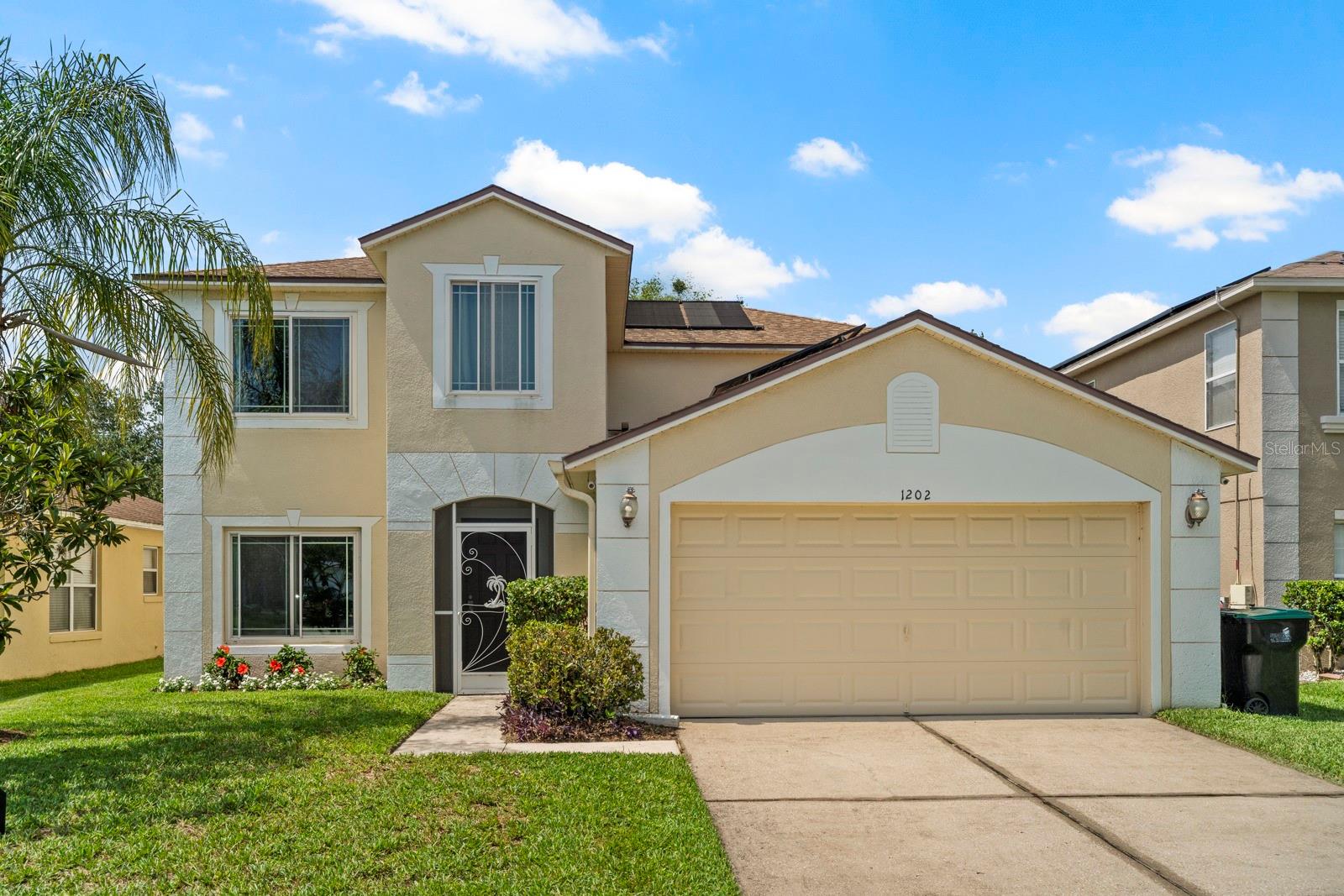 Imagine coming Home to this beautifully maintained and thoughtfully updated 4-bedroom, 2.5-bath pool home tucked inside the gated community of Waterford Chase.  Imagine stepping inside to handsome luxury vinyl plank flooring and a spacious floorplan designed for both comfortable living and effortless entertaining. The large kitchen features granite countertops, stainless steel appliances, handsome backsplash, an undermount stainless steel sink, walk-in pantry, and sunny breakfast nook with views of your sparkling pool beyond. Imagine opening the sliding glass doors and stepping onto the covered lanai overlooking your private fenced backyard. Picture summer afternoons in the pool, weekend barbecues with friends, and evenings gathered around the fire pit under the stars.  Imagine escaping to your first-floor Primary Suite, complete with a relaxing garden tub, dual-sink vanity, large walk-in closet, and custom closet organizers. Upstairs, you'll find three spacious secondary bedrooms plus an oversized Bonus Room perfect for a family room, home theater, game room, playroom, or teen hangout.  Lovingly maintained and updated, major improvements include a New Roof (2015), Solar Panels (2019), Vinyl Fence (2022), and AC System (2023) with Pool Resurfaced (2018).  Perfectly located near top-rated schools, UCF, Research Park, Waterford Lakes shopping and dining, and major highways including the 408, 417, and 528, offering easy access to Downtown Orlando, Orlando International Airport, area theme parks, and Florida's beautiful beaches.  Stop imagining and start living your Best Life in highly desirable Waterford Chase . . . just schedule a private showing to experience it for yourself.