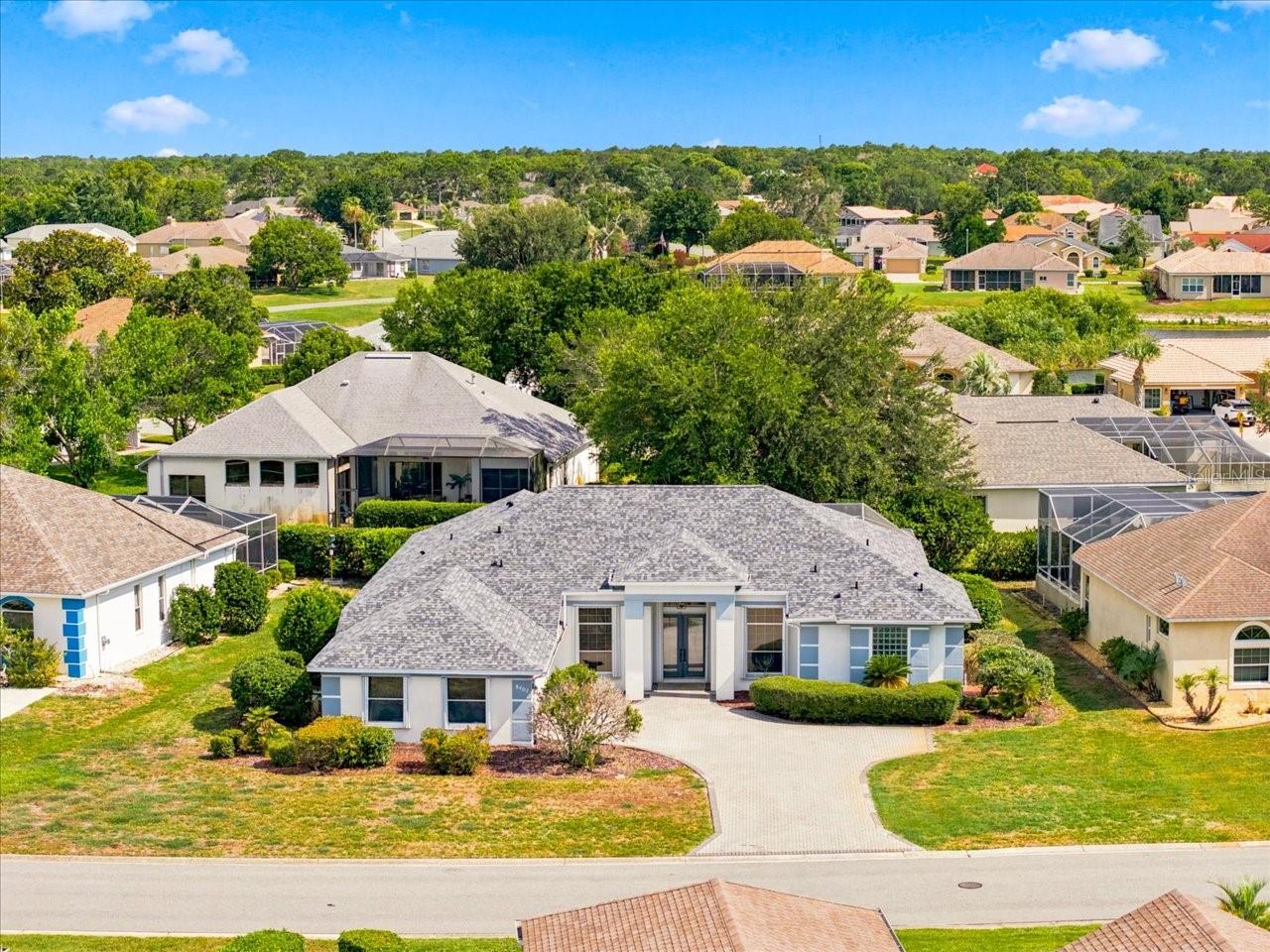 Located in Glen Lakes, this beautiful 1994 Lindhorst Custom pool home has been updated throughout! NEW ROOF 2019, NEW CARPET 2023, NEW RAINBIRD IRRIGATION SYSTEM 2023, NEW WATER HEATER 2023,NEW POOL HEATER 2024, NEW KITCHEN 2024, NEW WASHER/DRYER 2024/2025, FRESH INTERIOR PAINT 2024, NEW A/C 2024, NEW STEAM SHOWER IN PRIMARY BEDROOM 2024, NEW POOL PUMP 2025, NEW GARAGE DOOR AND OPENER.  This comfortable home offers 3 bedrooms+den (the den can be used as a 4th bedroom as it has a closet)/2.5 baths/2 car+golf cart garage on .3 acre homesite. Paver bricks on the  drive and patio/pool area, hurricane  shutters, Guardian generator, large patio area with heated pool and spa and separate above ground hot tub, privacy screening.  Double door entry,  tile throughout except for new carpet in primary bedroom, living/formal dining/ family room (with gas fireplace) floor plan, beautiful kitchen with soft close cabinets, 5 burner gas cooktop with hood, quartz counters,  primary bedroom suite with 2 large walk-in closets, bath with jetted tub and separate shower (NEW steam shower!), bidet, linen closet. The garage has ceiling mounted storage racks, floored attic storage and expoxy floor. 2729 living sq. ft., 3836 total sq. ft. HOA FEES INCUDE CABLE AND HIGH SPEED INTERNET, PRIVATE MAINTAINED STREETS, 24 HOUR SECURITY WITH MANNED GATE. Glen Lakes is a wonderful gated golf course community and surrounded by the 85,000 acre Chassahowitzka National Wildlife Refuge. Social membership in the Club is NOT mandatory for this home, but membership gives access to the clubhouse, restaurant, bar, Jr. Olympic size heated pool/spa, fitness center, clay tennis courts, pickleball courts and a vast array of social clubs. Golf memberships also available.