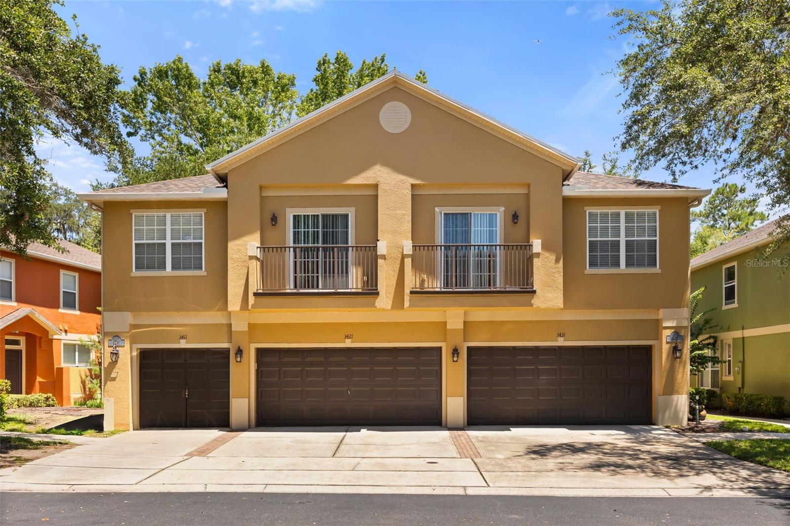 This move-in ready 2-story townhome in Magnolia Club is now available at an UNBEATABLE PRICE. Tucked away in a gated community with a private side entrance and a 2-car garage, this unit checks off all the boxes. All three bedrooms and two bathrooms are conveniently located upstairs for privacy. The third bathroom is downstairs along with a large walk-in laundry room with extra cabinetry and shelving (and yes, W/D are included!). Home features: an open floor plan, tons of natural light throughout, pond views in the back with no rear neighbors, high ceilings, rain gutters, interior fire sprinkles, and overhead storage in the garage. Additional upgrades include: all new interior paint, new ceiling fans, ROOF (2024), HVAC (2026), WATER HEATER (2026). HOA covers lawn maintenance and pest control and offers a newly renovated community pool, cabana and playground. Centrally located off of E Lake Mary Blvd, with easy access to beaches, restaurants, shopping, airport, sports center, 417 and I-4. Everything right at your fingertips. THIS ONE IS A TRUE MUST-SEE IN PERON.