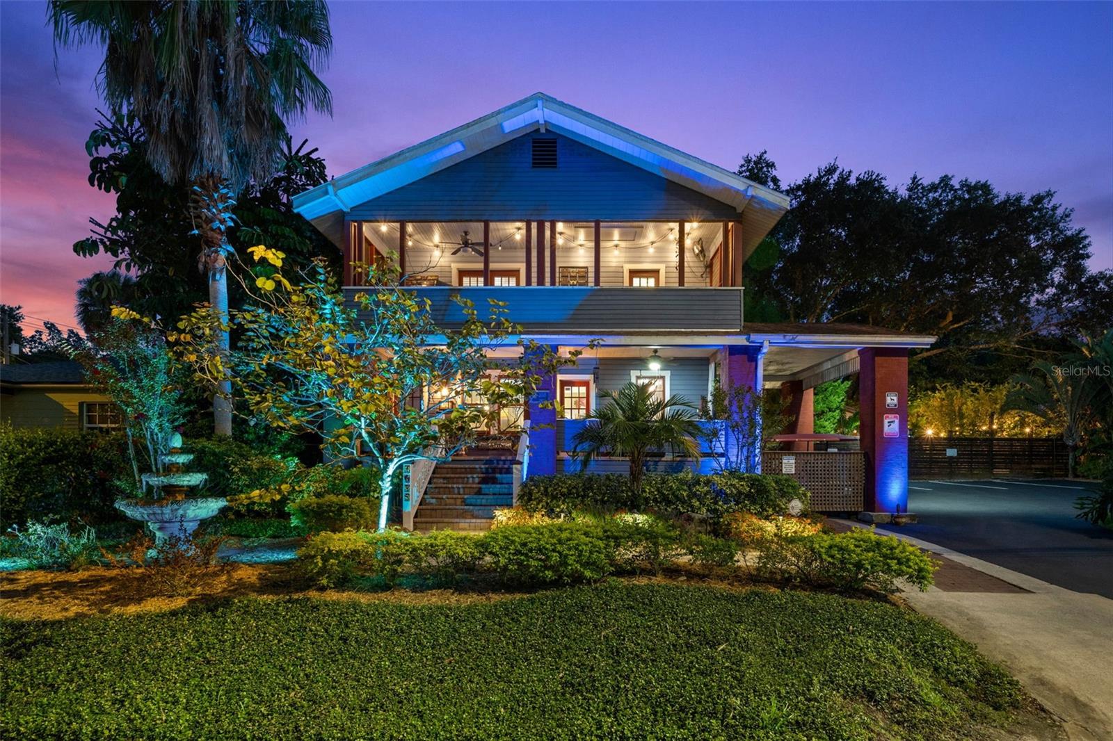 Multi-Family/Multi-Generational Property! 3 Amazing Units!!  This Seminole Heights Resort style complex provides the option of providing income while at the same time providing much needed living space. Made up of 1.5 lots zoned SH-RS (Seminole Heights Residential Single Family), the Resort feel property includes 3 fully separate living spaces, a Zen Courtyard, a spacious Gazabo, generous covered outdoor Kitchen, and outdoor bathroom. Located in one of Tampa's most beloved neighborhoods, just minutes from top dining, shopping, parks, and everything the city has available! Amazingly there are FOUR tucked-away riverfront parks just a short stroll or bike ride via the Green Artery from your front door. 10-minutes from downtown Tampa! Gardens are featured throughout this property and is a rare blend of historic charm, modern comfort, and exceptional outdoor living-truly. The high-end residences are all fully ready for occupancy with updated kitchens and baths providing all appliances including washers &amp; dryers. Each has separate accesses with programmable locks. A Zen Garden set around a brick courtyard provides views from every unit. A flagstone walkway leads to a gorgeous and inviting entertaining/dining Gazebo steps away from the amazing high end outdoor kitchen. Complete with outdoor lighting, Cat 5 Hurricane Screens, custom-made Bahama shutter, for privacy and protection. The outdoor kitchen provides ample storage for meal prep, serving and cleanup. The adjacent full bath makes it complete - an outdoor entertainment dream! The elevated front porch allows for separate entries to the two main units. Back entries are provided for each of these units a well. A rear entry downstairs unit via a large private screened sun porch leads to an updated kitchen with granite counter tops and fabulous wood cabinets, high end gas stove, pot rack overhead. A custom built light up liquor cabinet is steps away from the open living room with gleaming original wood floors and large bright windows. The large master suite provides ample room for a king-size bed, has an adjoining spacious dressing room with custom closets, large updated master bath, as well as washer and dryer. The upper 2 bedroom/2 bath unit has a rear entry for an additional private access point. In addition to the fully equipped eat-in kitchen and spacious living room, there is a generous panoramic screened porch for outdoor dining and relaxing. The 3 rd unit is a very cute 1 bedroom/1 bath apartment perfect additional occupancy with its own private entry from the garden. Includes a full kitchen and living room. From the moment you step onto the classic front porch and enter inside, the home's authenticity shines through. Original details, like original restored hardwood floors &amp; trim, and enhanced updates, keep everything historic but modernized for today’s living. Includes a Whole Home Generator, parking lot, Porte Cochere, Tankless Hot Water Heaters, Natural Gas with 2 meters, 4 independent Electric Meters, Wired Security System (owned), 180’ Well, full Zoned Irrigation system, Water Softener. This home is a private residence and all showings are by appointment only. Call today. Pre-approval or proof of financing will be required for showings. One unit has an annual lease, one is the private owners unit and one is on a weekly/monthly lease.