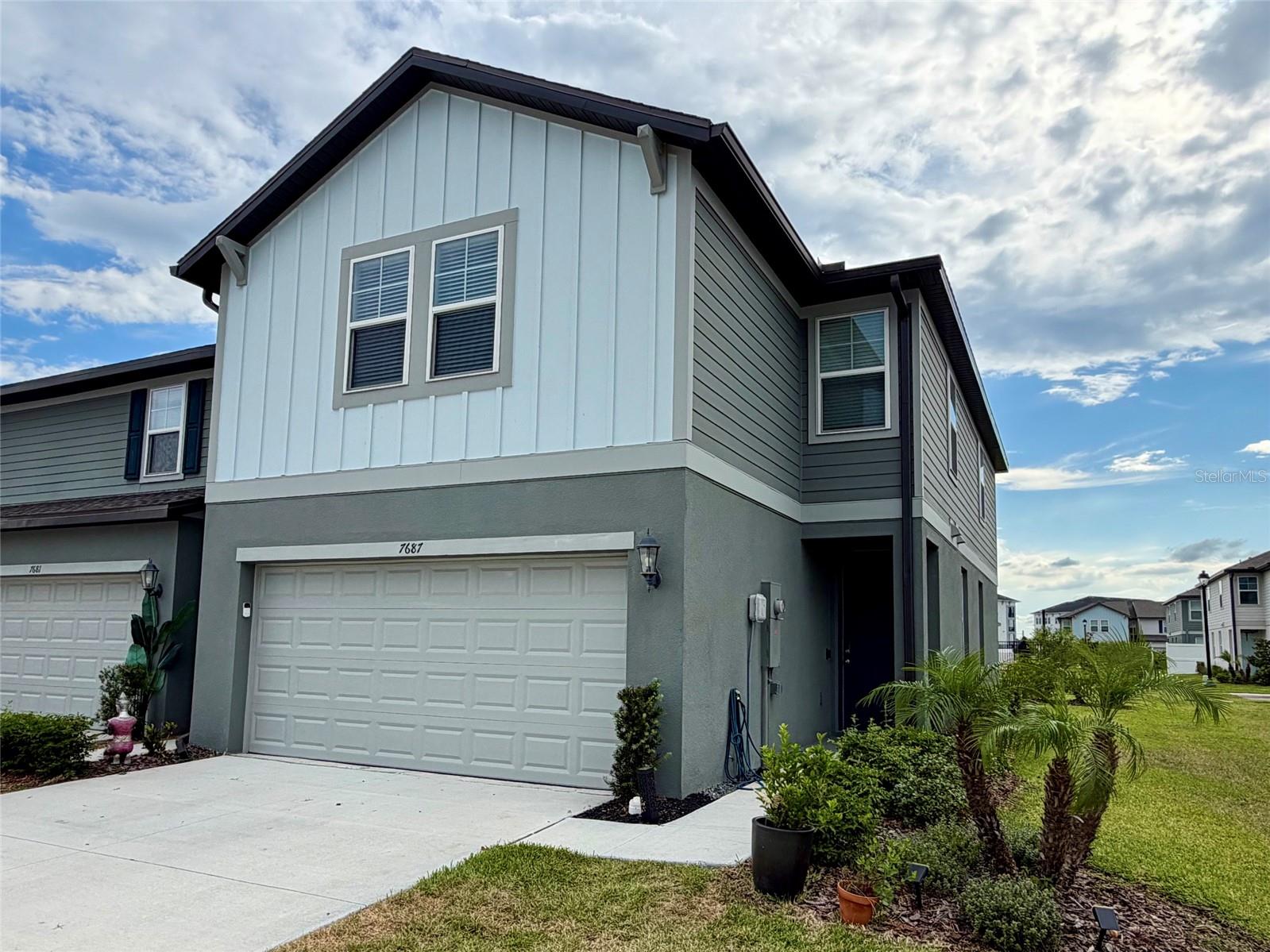 Welcome to this beautifully maintained 2 year old townhome located in the highly sought-after Watergrass community of Wesley Chapel! Offering 1,808 square feet of thoughtfully designed living space, this spacious home features 3 bedrooms, 2.5 bathrooms, a versatile loft and a 2-car garage. The open-concept floor plan is filled with natural light thanks to the premium corner-unit location, creating a bright and inviting atmosphere throughout. The modern kitchen overlooks the living and dining areas, making it perfect for both everyday living and entertaining. Upstairs, you'll find a flexible loft space ideal for a home office, media room, play area, or additional living space, along with three generously sized bedrooms including a private owner's suite. Enjoy privacy from the patio, which features attractive landscaping and no rear neighbors while being located just steps from the Watergrass Towns pool. Residents also have access to the Watergrass playgrounds, pools, fitness center, walking trails, dog park, basketball, tennis courts and top-rated schools, all while being conveniently located near shopping, dining, entertainment, and major highways. Trash pickup service is included in the rent, adding even more convenience to this low-maintenance lifestyle. Don't miss this opportunity to rent a nearly new townhome in one of Wesley Chapel's most desirable master-planned communities!