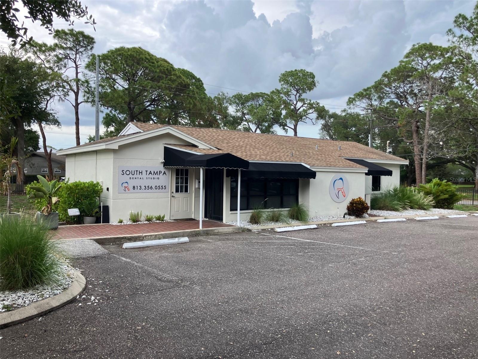 South Tampa - Medical and professional office buildings - For Sale - medical office (1450 s.f.)  and professional office building (1400 s.f.) - Site was re-zoned in 2014 - PD for existing uses or to expand the medical office (2600 s.f.) and demolish the office building.  Seller will require a 10 year Deed Restriction against general dentistry uses.  Medical office will be vacated at closing.  Professional office is leased through March 2029. Total property size is roughly 17,000 s.f. (both folio numbers) as the MLS is only showing the single lot size. Shown by appointment only and with reasonable notice.