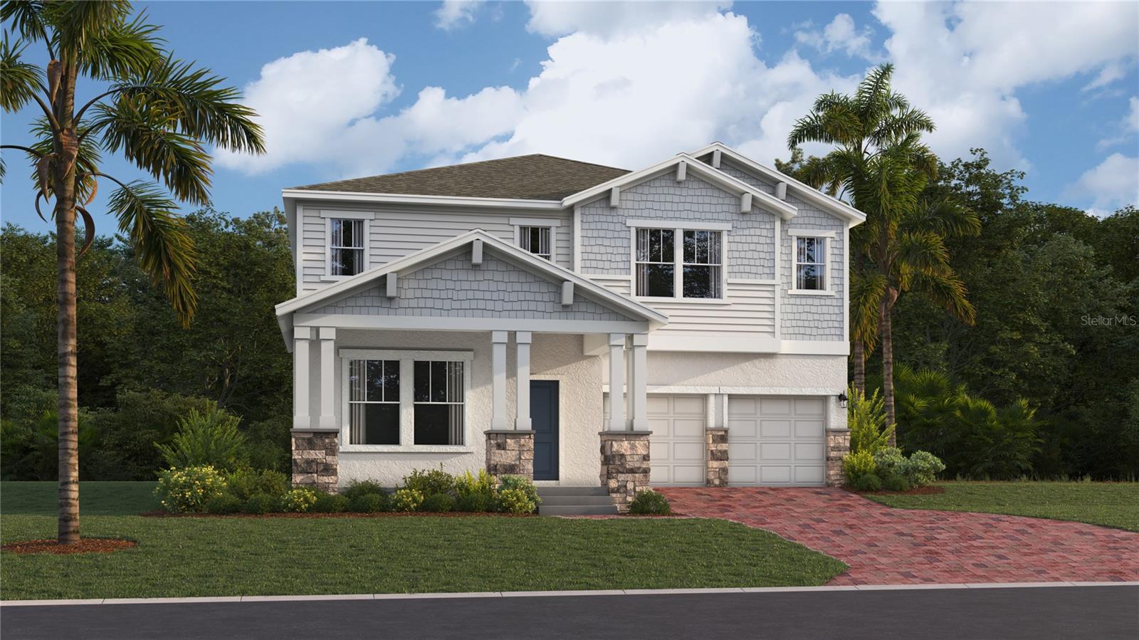 Under Construction. This expansive two-story Douglas is optimized for gracious living, providing abundant room to grow and entertain. A flex space is situated off the foyer, followed by an open-plan layout connecting the family room, kitchen and breakfast nook. On the same level is a secluded study perfect for work-from-home assignments and a bedroom ideal for overnight guests. Upstairs, a large game room separates the lavish owner’s suite from the three secondary bedrooms. A desirable three-car garage completes the home. Every home comes with Lennar’s Everything’s Included® promise, which includes all appliances as well as quartz countertops, blinds, and more in the price of your home. Bridgewalk is one of the most anticipated new communities. At Bridgewalk, families can take advantage of the glorious resort-style swimming pool, extravagant clubhouse with a state-of-the-art fitness center, playground, basketball & volleyball courts along with close proximity to Lake Ajay! What are you waiting for? Call and make an appt today.
