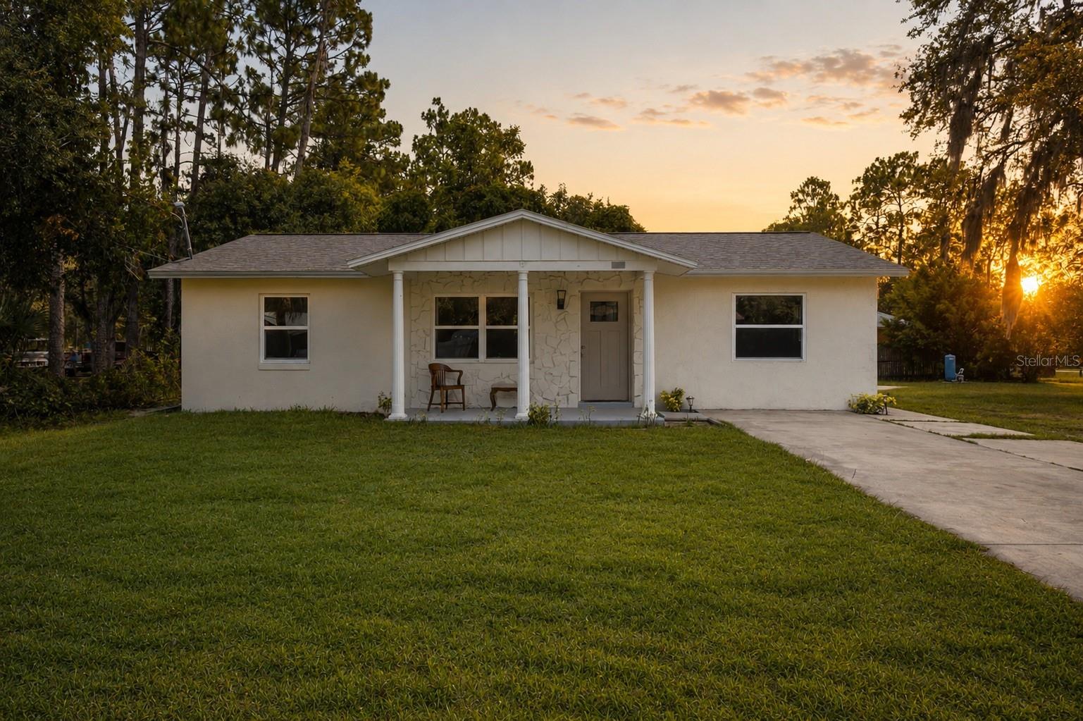 Whether you're buying your first home, looking to downsize, or searching for an affordable move-in ready property, this beautifully updated 3-bedroom, 2-bath home offers 1,092 square feet of comfortable living in Homosassa. With major improvements already completed—including a newer roof (2019), newer Goodman 2-ton HVAC system (2020), and newer replacement windows (2020)—you can move in with confidence instead of worrying about costly repairs. Inside, you'll find tile flooring throughout, a bright open living area, and a remodeled kitchen featuring white shaker cabinetry, stainless steel appliances, and ample cabinet and counter space.

Enjoy the benefits of a private well and septic system, eliminating monthly water and sewer bills, along with NO HOA or CDD fees, helping keep your monthly ownership costs lower. Outside, the covered front porch, concrete driveway, and spacious backyard provide plenty of room for pets, gardening, entertaining, or simply enjoying Florida living.

Conveniently located approximately 6 minutes to Homosassa Springs Wildlife State Park, 15 minutes to downtown Crystal River, 8 minutes to the Suncoast Parkway (SR 589), and about 1 hour to Tampa International Airport, you'll enjoy easy access to shopping, dining, boating, fishing, kayaking, scalloping, and everything Florida's Nature Coast has to offer. If you've been looking for an updated home with affordable ownership costs and nothing major left to do, this is one you won't want to miss.